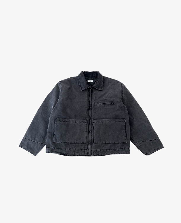 ジャケット・アウター SIZE36 BUTCHER PRODUCTS UTILITY JACKET UTILITY JACKET - WASHED BLACK