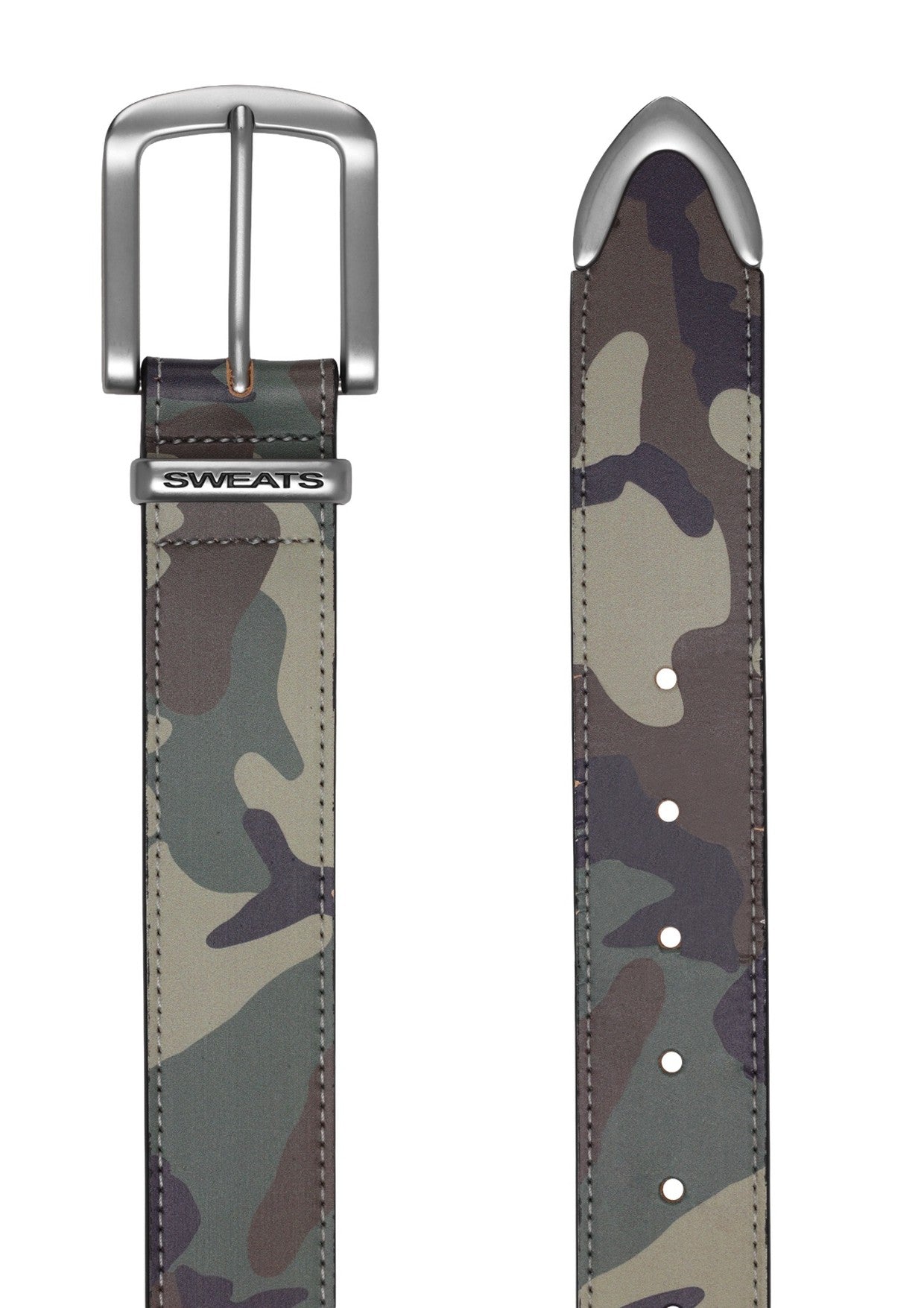 LEATHER BELT - CAMO - Sweats UK