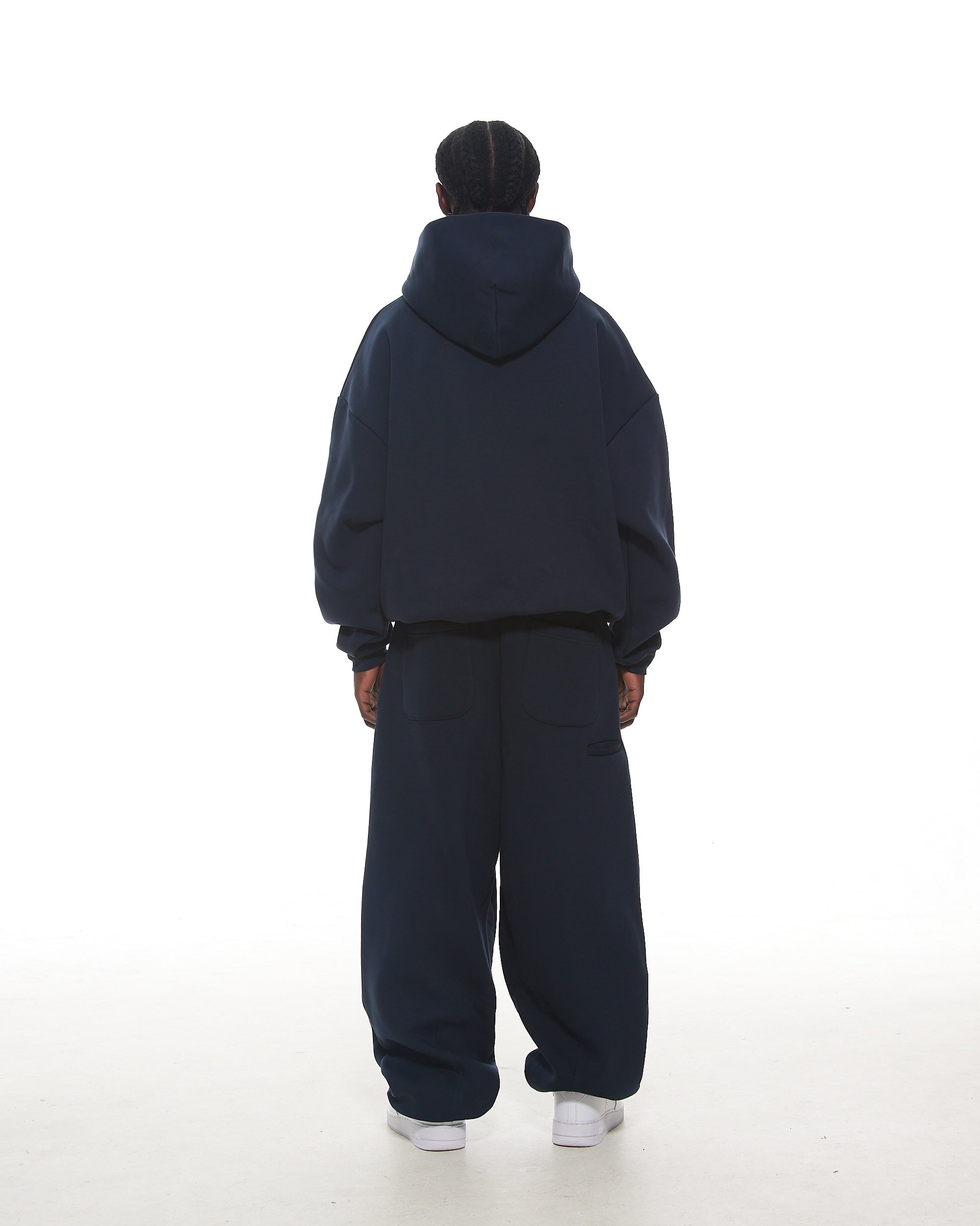 COZY HOODIE - NAVY - Sweats UK