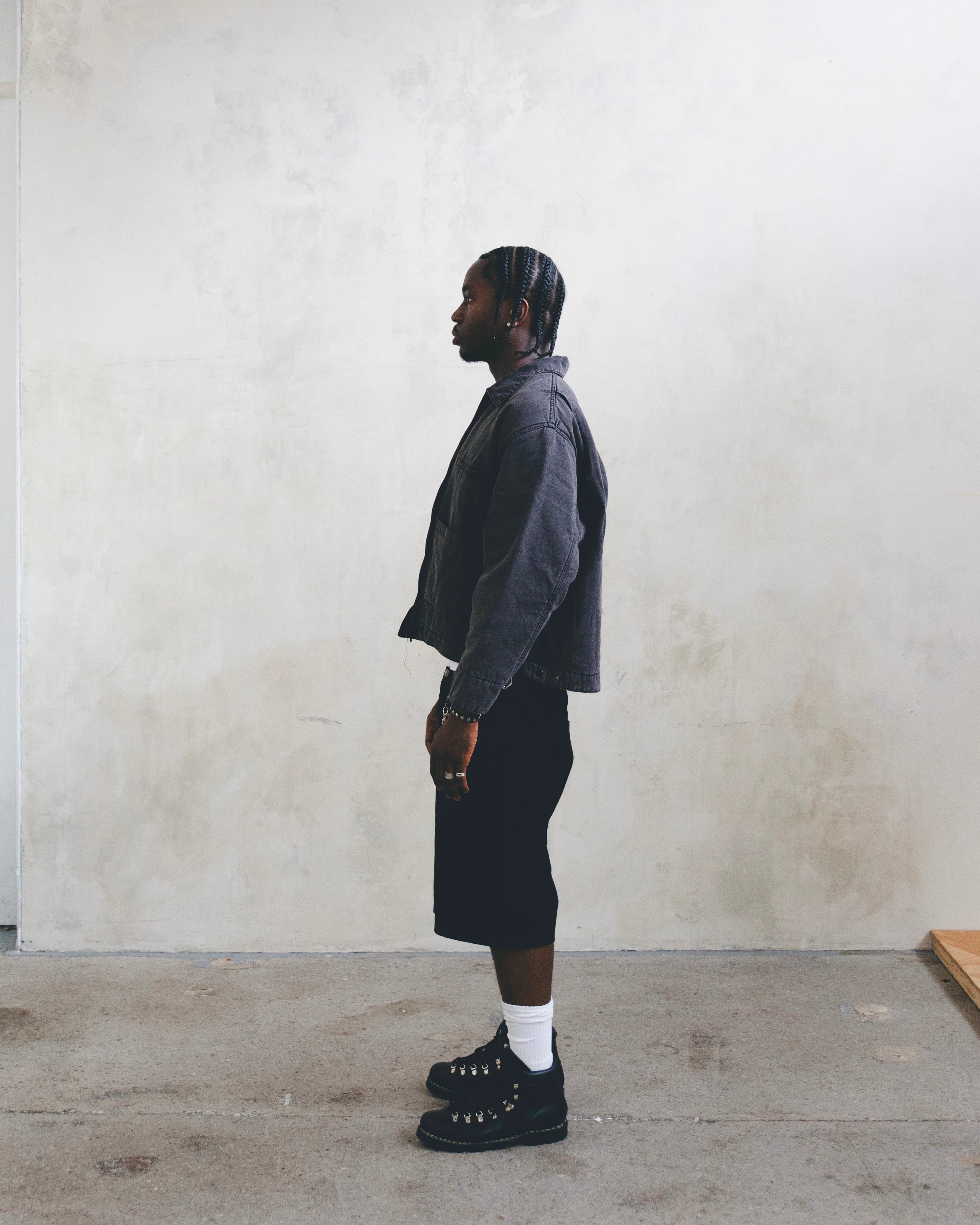 UTILITY JACKET - WASHED BLACK