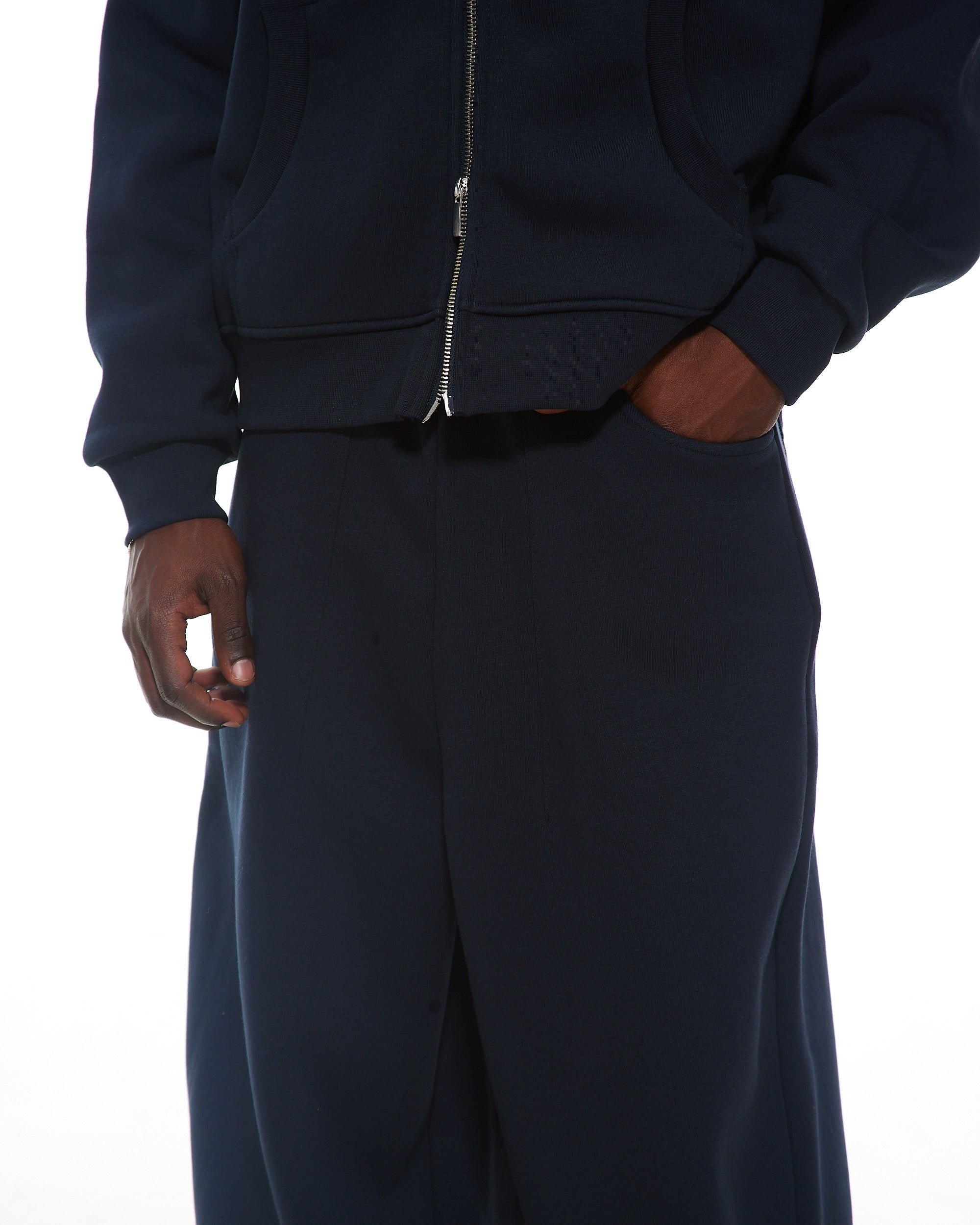 COZY STRAIGHT LEG SWEATS - NAVY - Sweats UK