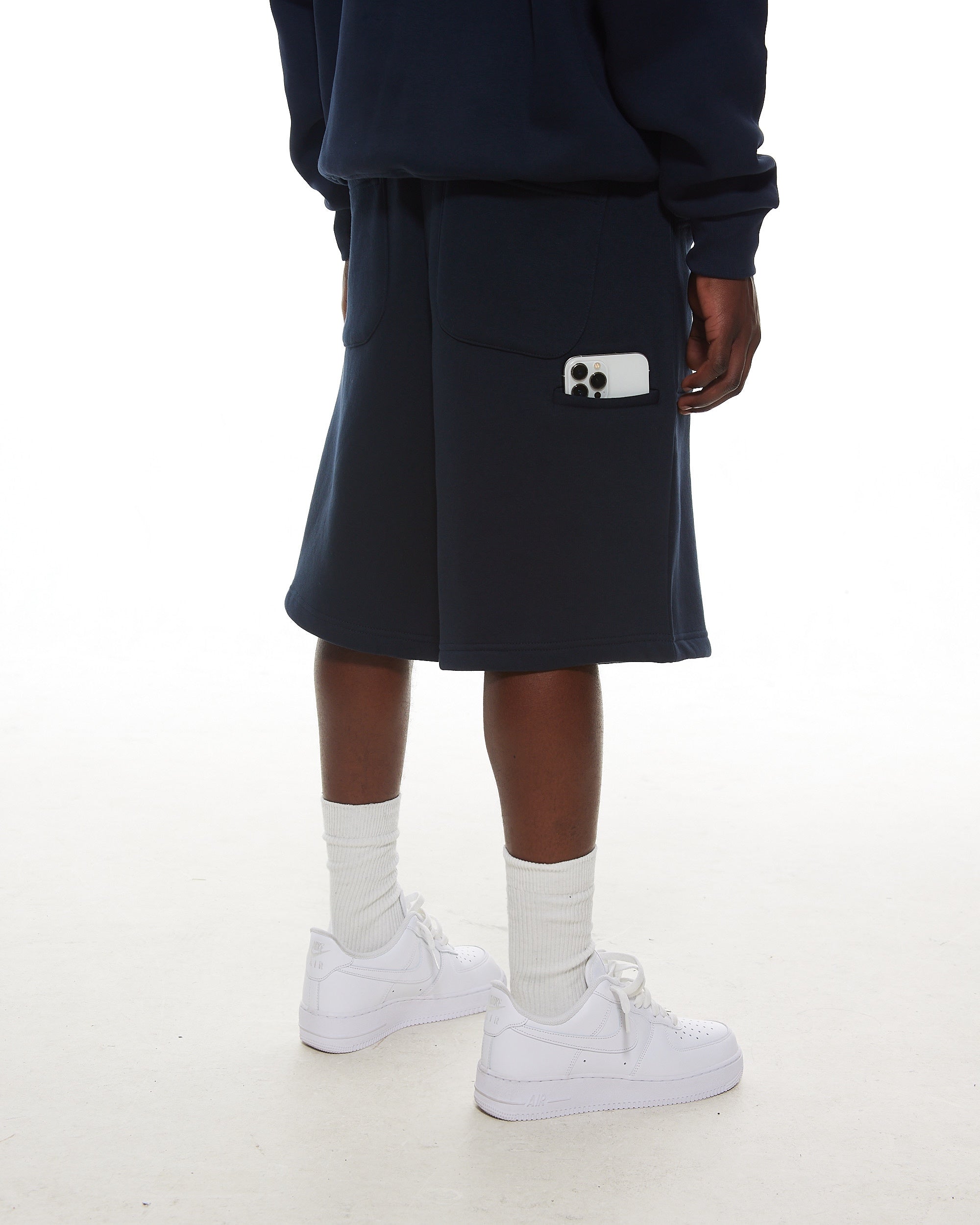 COZY SHORTS - NAVY - Sweats UK