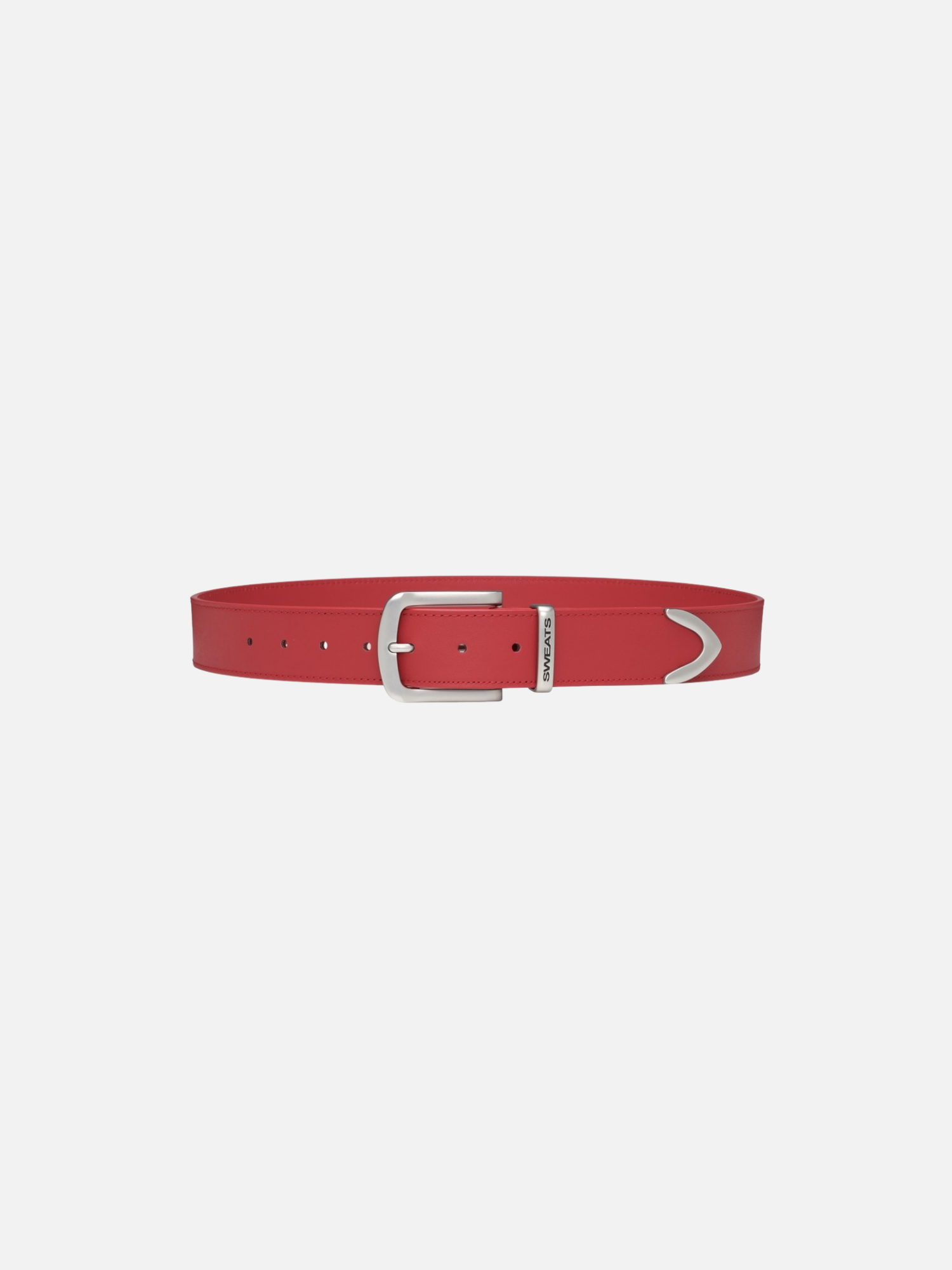 LEATHER BELT - RED