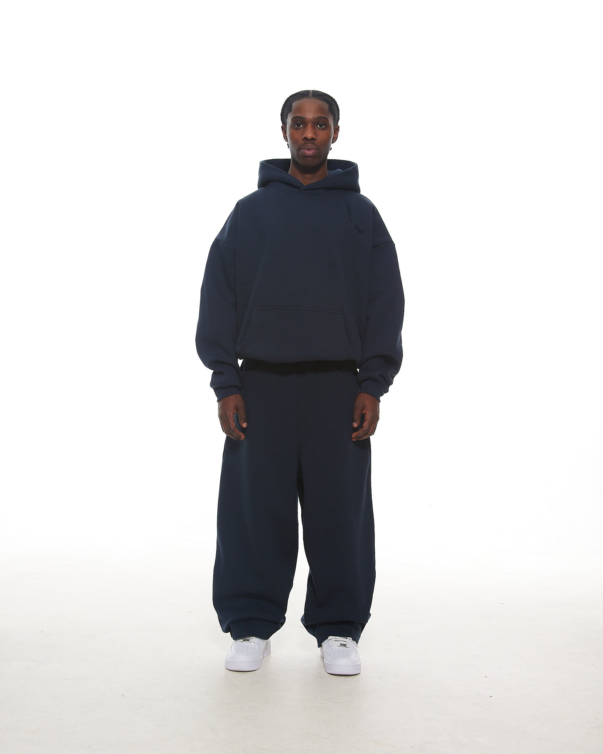 COZY STRAIGHT LEG SWEATS - NAVY - Sweats UK