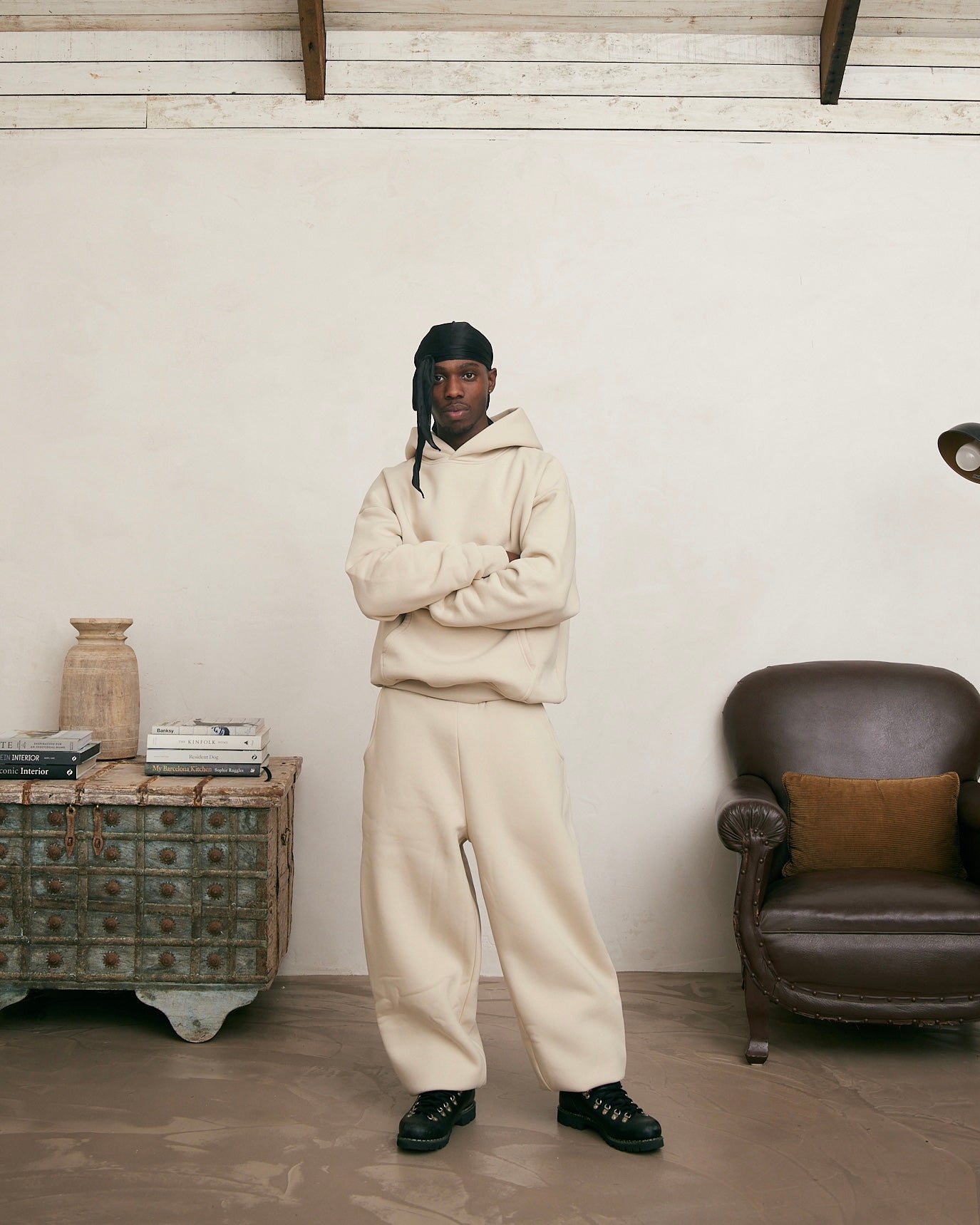 COZY HOODIE - OAT - Sweats UK