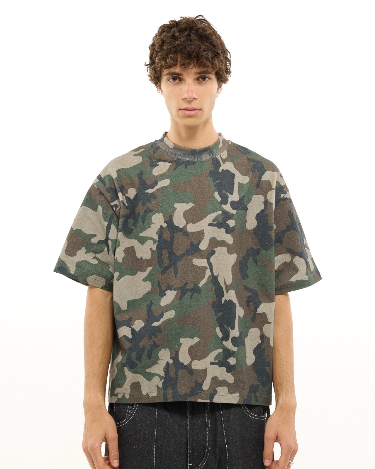 SIGNATURE BLANK T-SHIRT - CAMO - Sweats UK