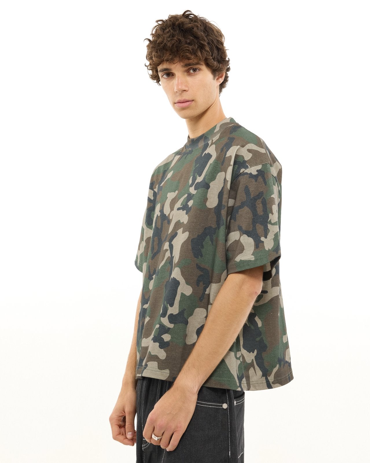 SIGNATURE BLANK T-SHIRT - CAMO - Sweats UK