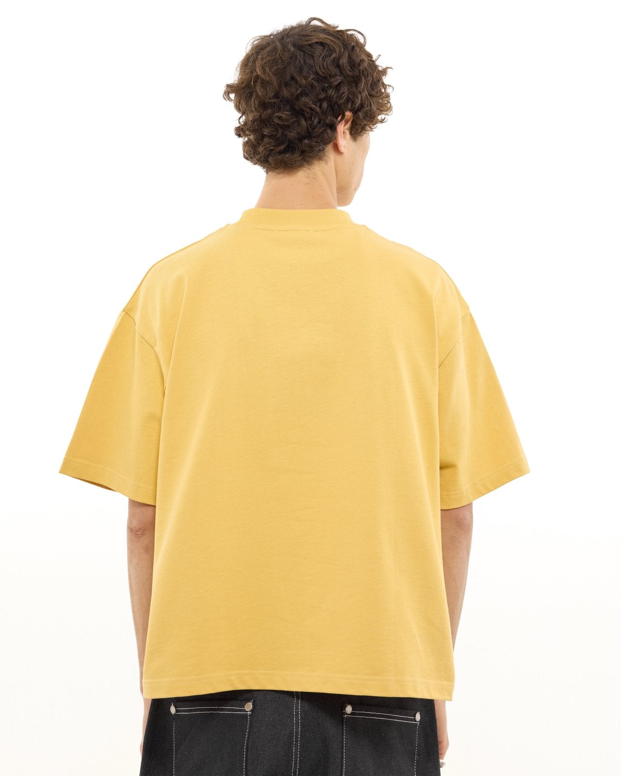 SIGNATURE BLANK T-SHIRT - YELLOW - Sweats UK