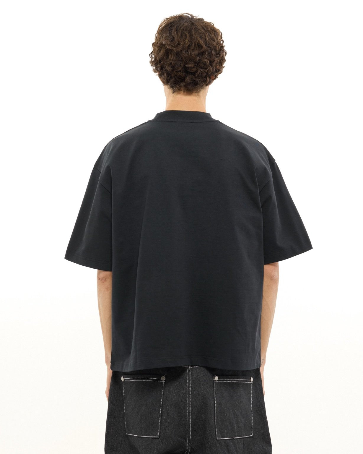 SIGNATURE BLANK T-SHIRT - BLACK - Sweats UK