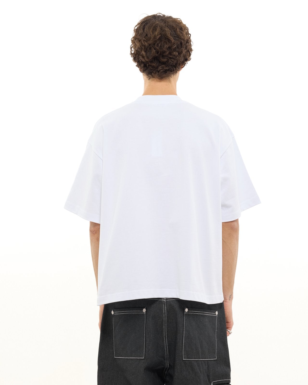 SIGNATURE BLANK T-SHIRT - PURE WHITE - Sweats UK