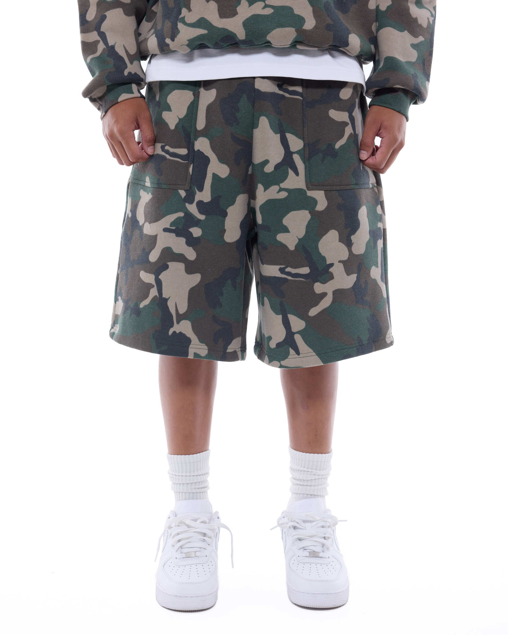 COZY SHORTS - CAMO - Sweats UK