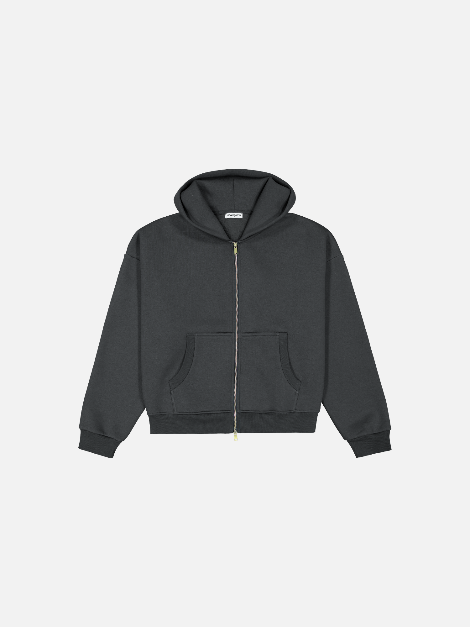 COZY ZIP UP - GRANITE