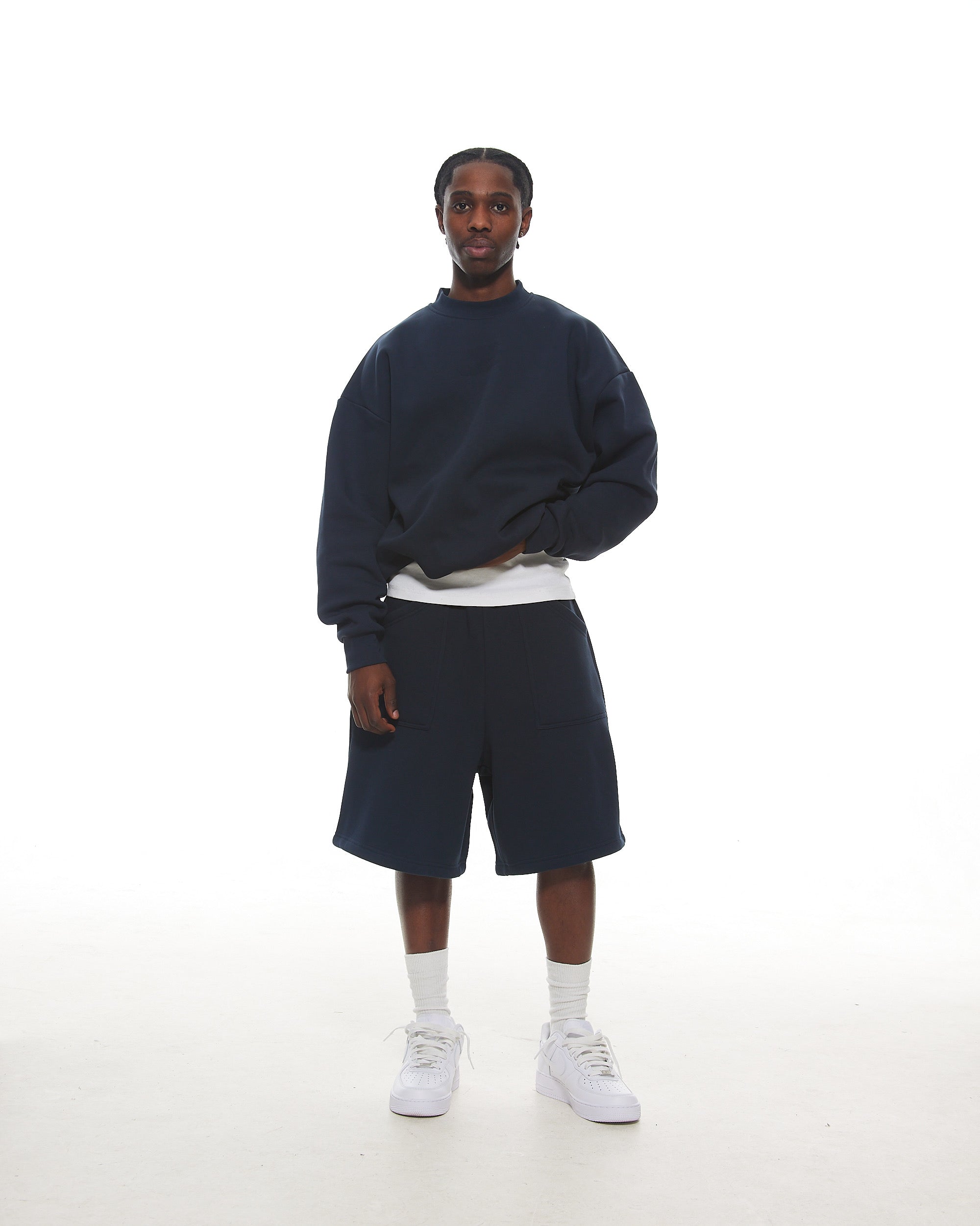 COZY SHORTS - NAVY - Sweats UK