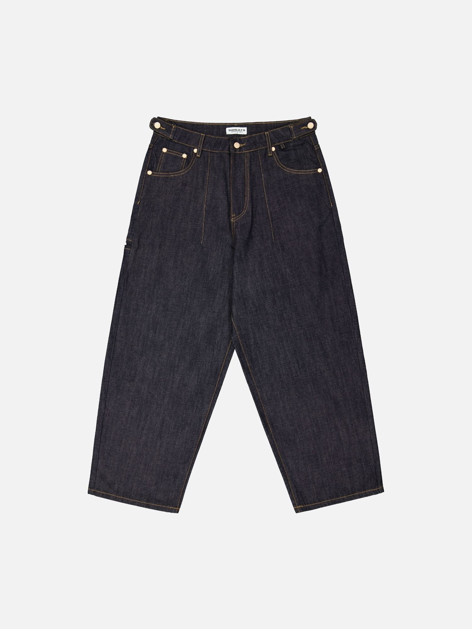 DENIM BAGGY JEANS - INDIGO