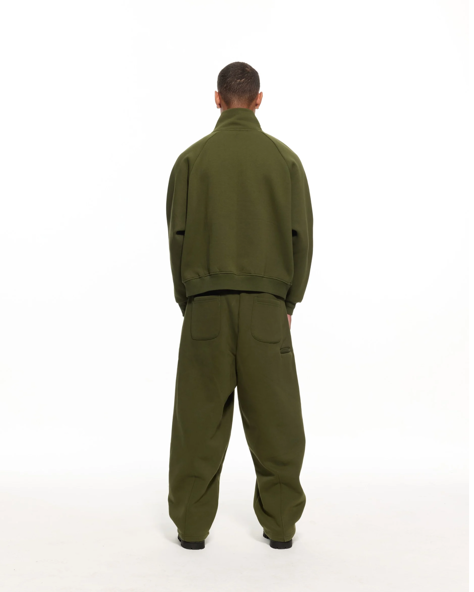 COZY TRACK JACKET - MILITANT - Sweats UK