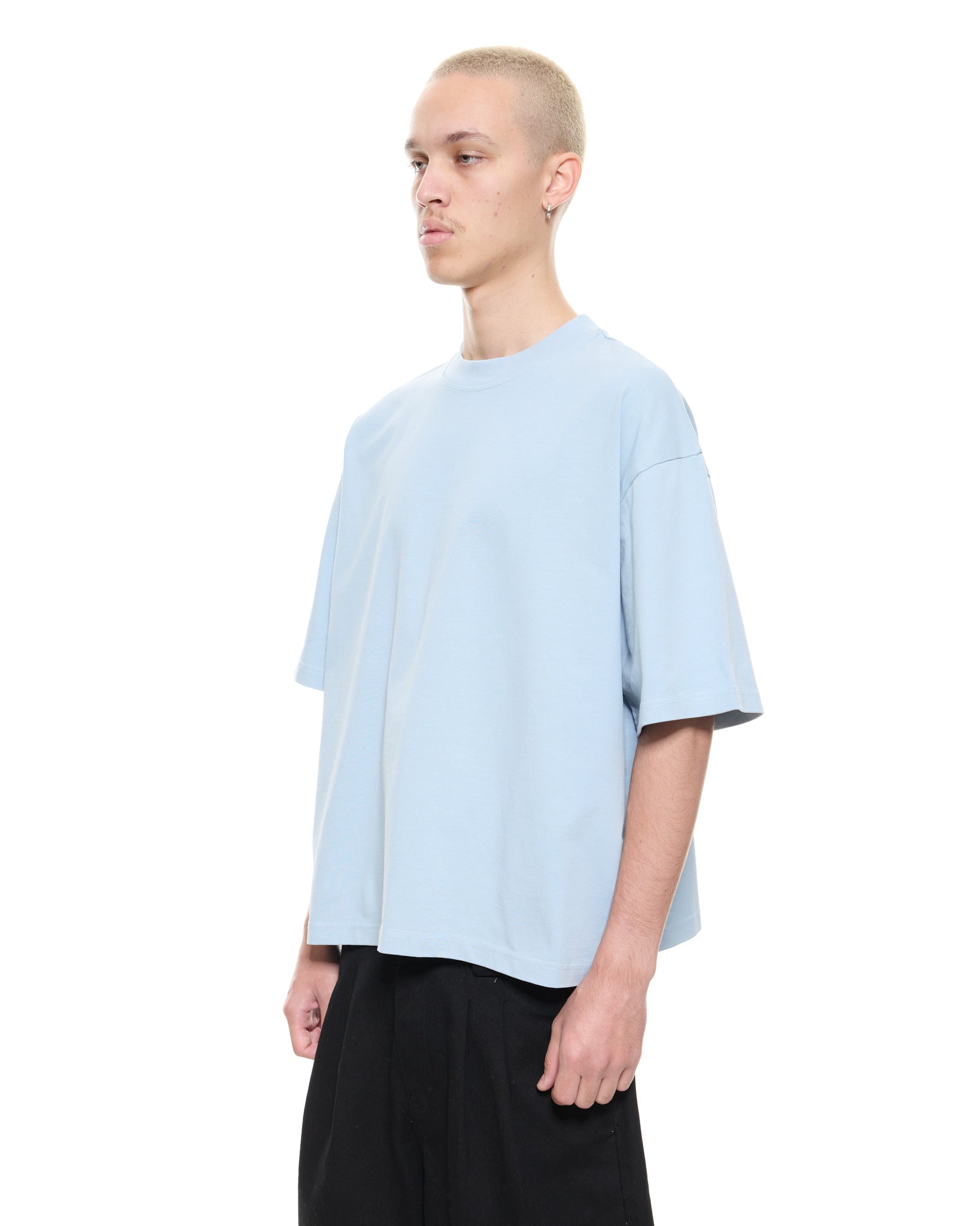 SIGNATURE BLANK T-SHIRT - GLACIER - Sweats UK