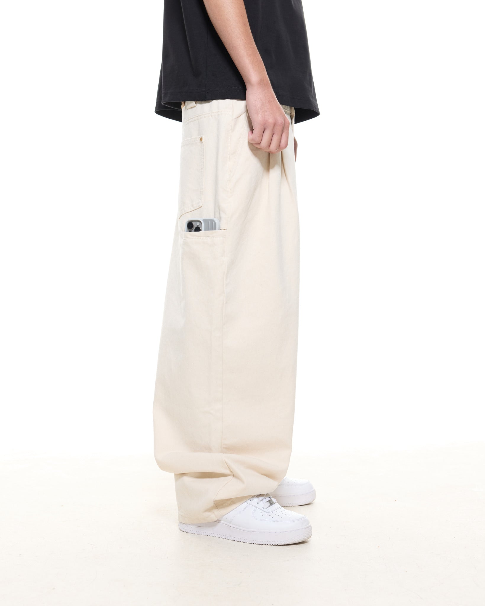 WORKWEAR PANT - ECRU - Sweats UK