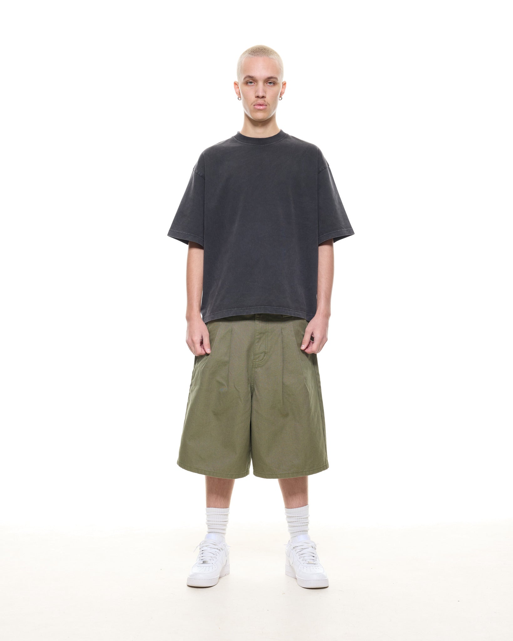 WORKWEAR SHORTS - OLIVE - Sweats UK