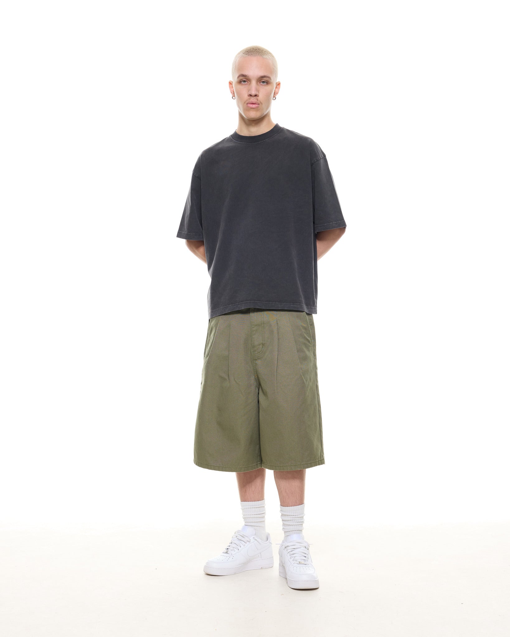 WORKWEAR SHORTS - OLIVE - Sweats UK