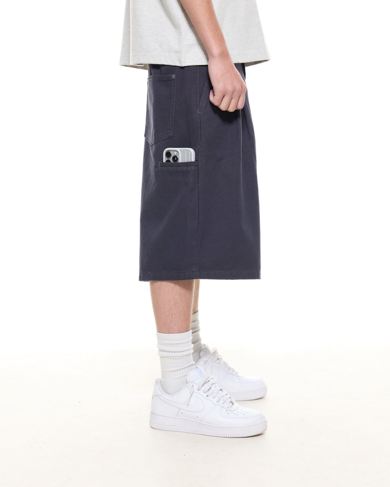 WORKWEAR SHORTS - NAVY - Sweats UK