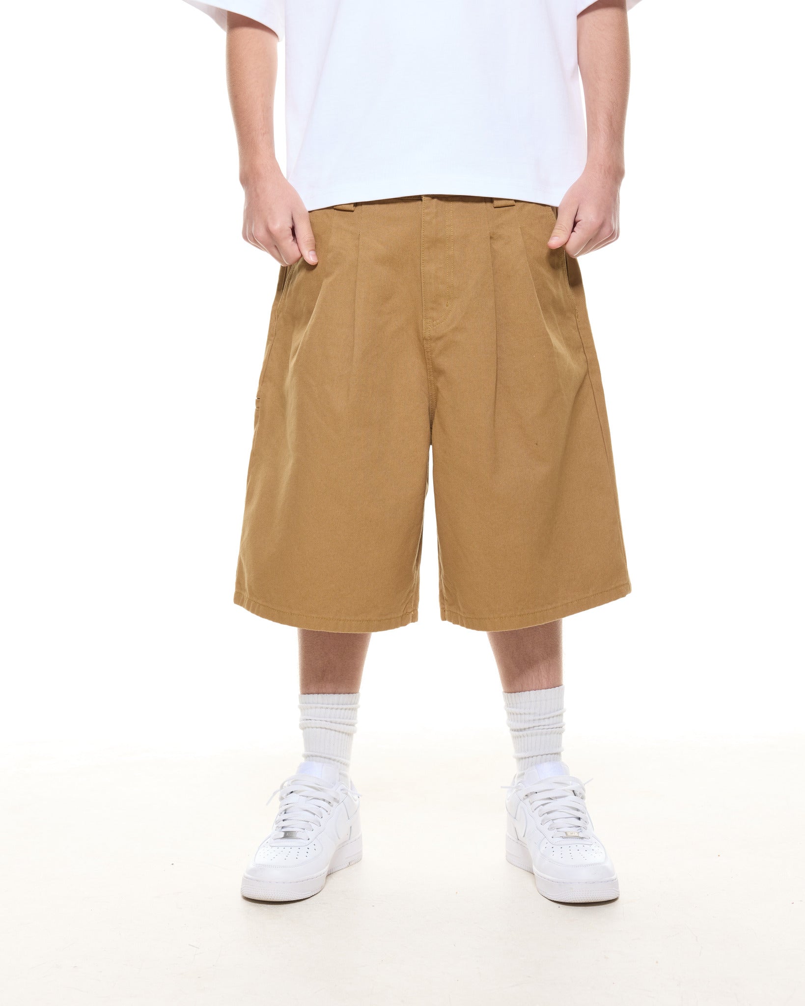 WORKWEAR SHORTS - TAN - Sweats UK