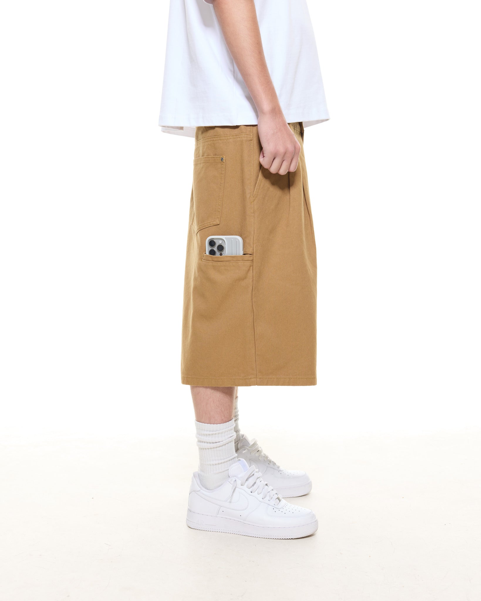 WORKWEAR SHORTS - TAN - Sweats UK