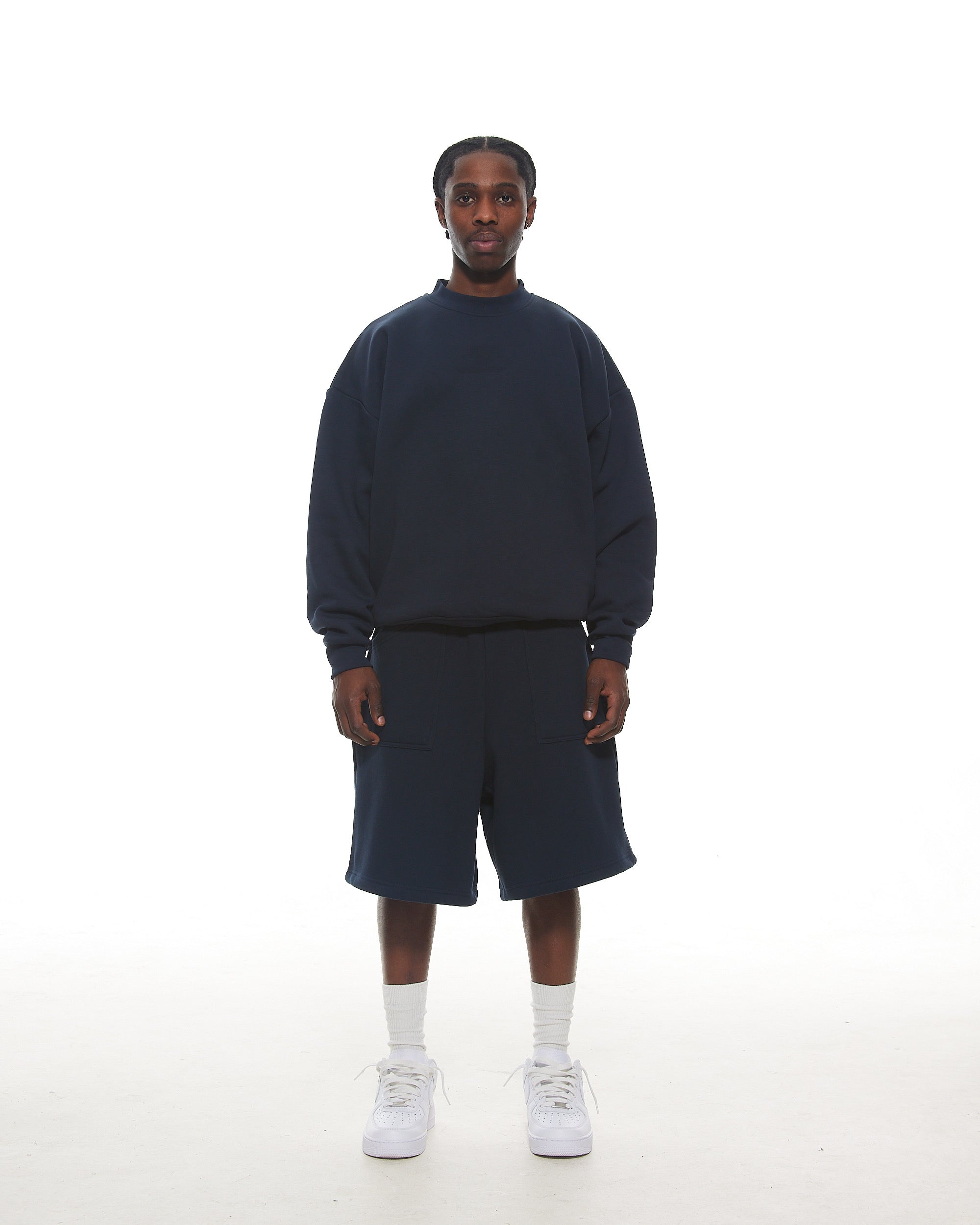 COZY SHORTS - NAVY - Sweats UK