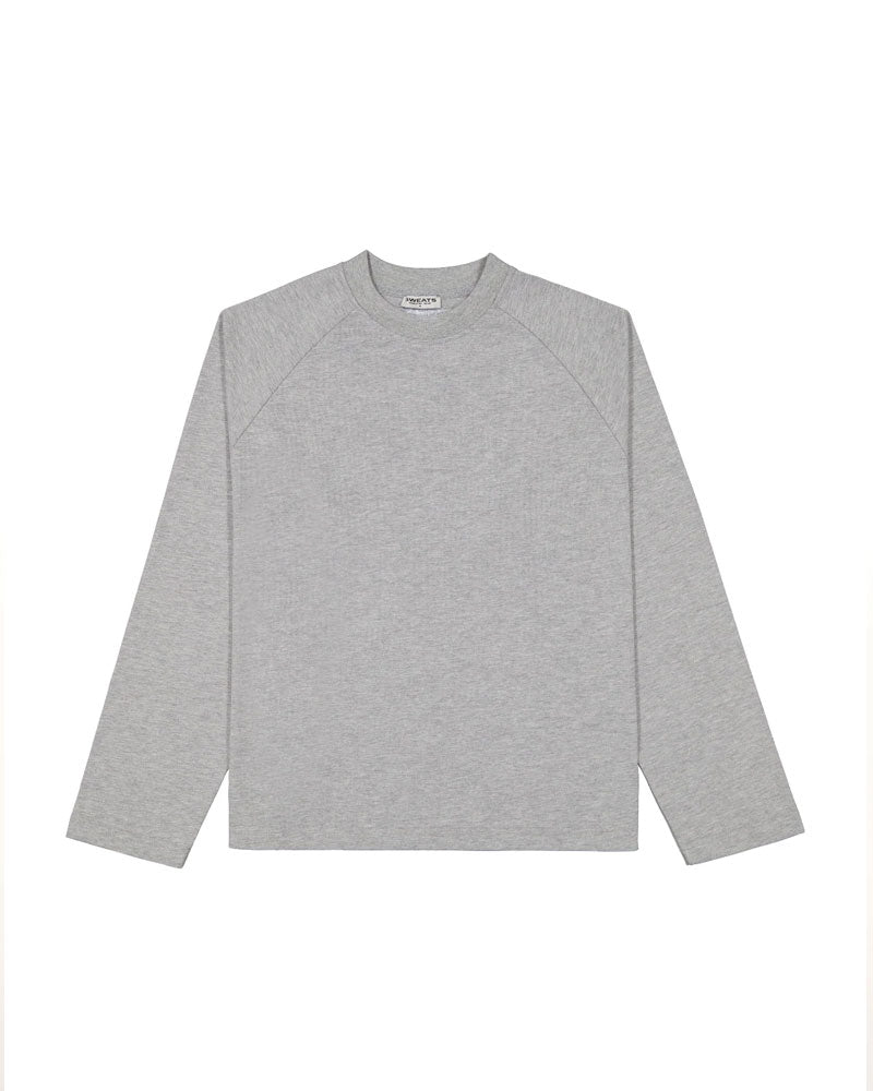 Long Sleeve T-Shirt - Grey - Sweats UK