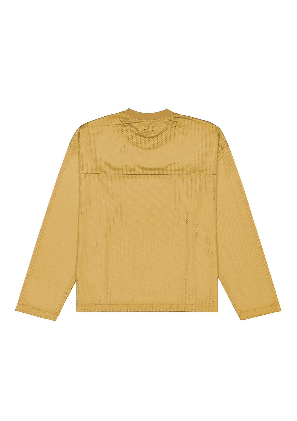 MESH LS T-SHIRT - MUSTARD