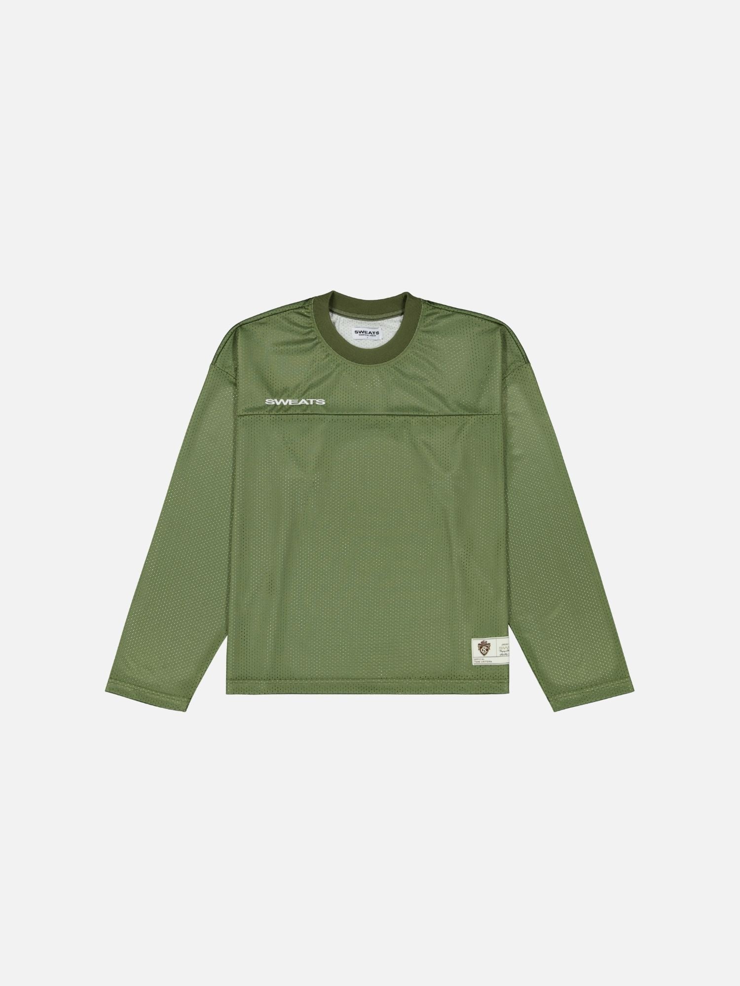 MESH LS T-SHIRT - SAGE