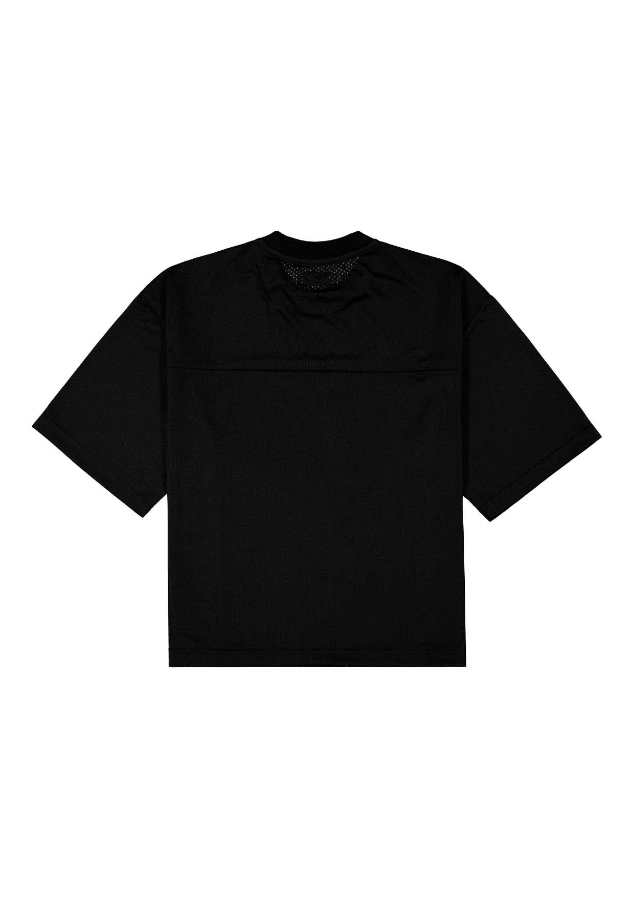 MESH SS T-SHIRT - BLACK