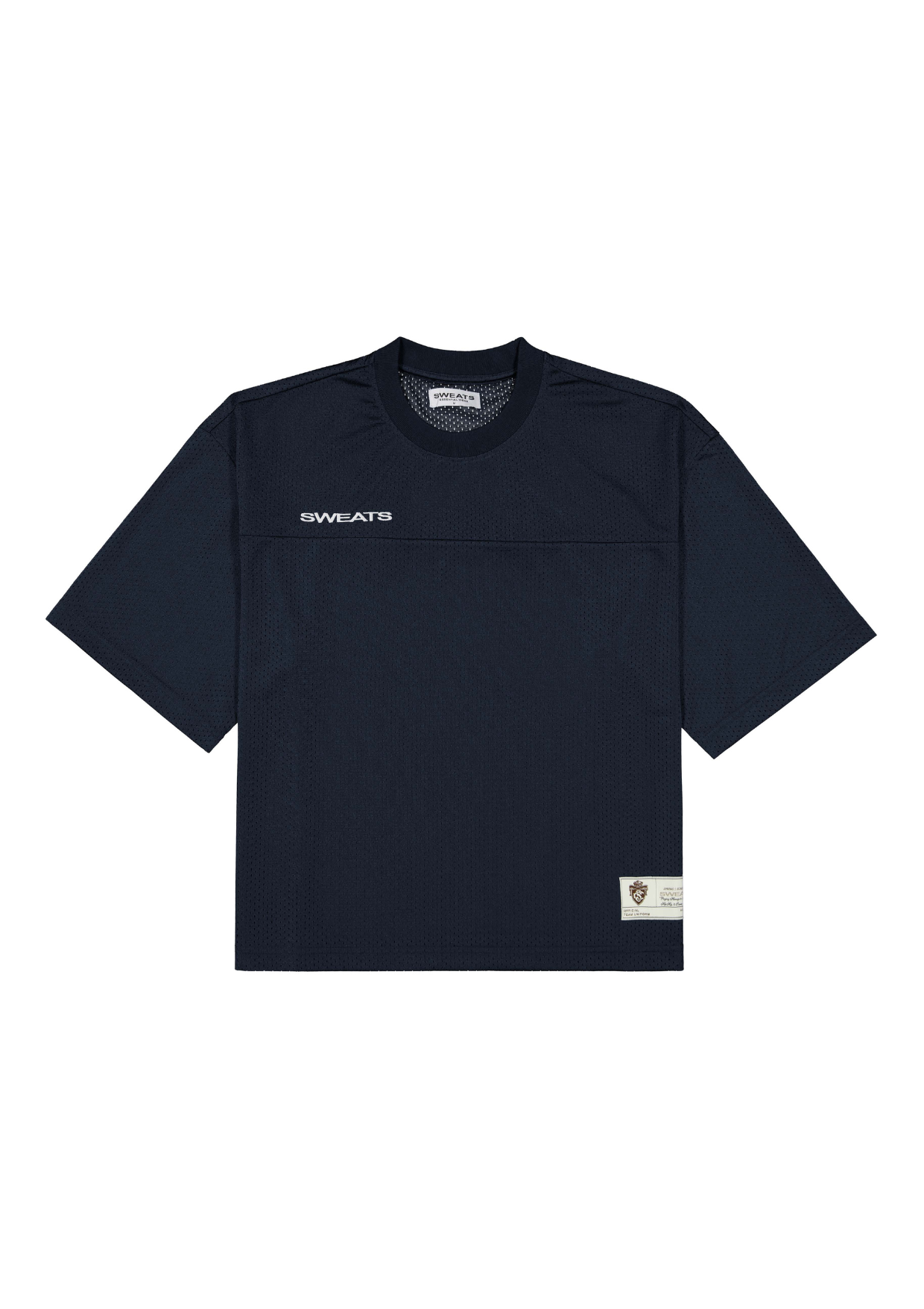 MESH SS T-SHIRT - NAVY