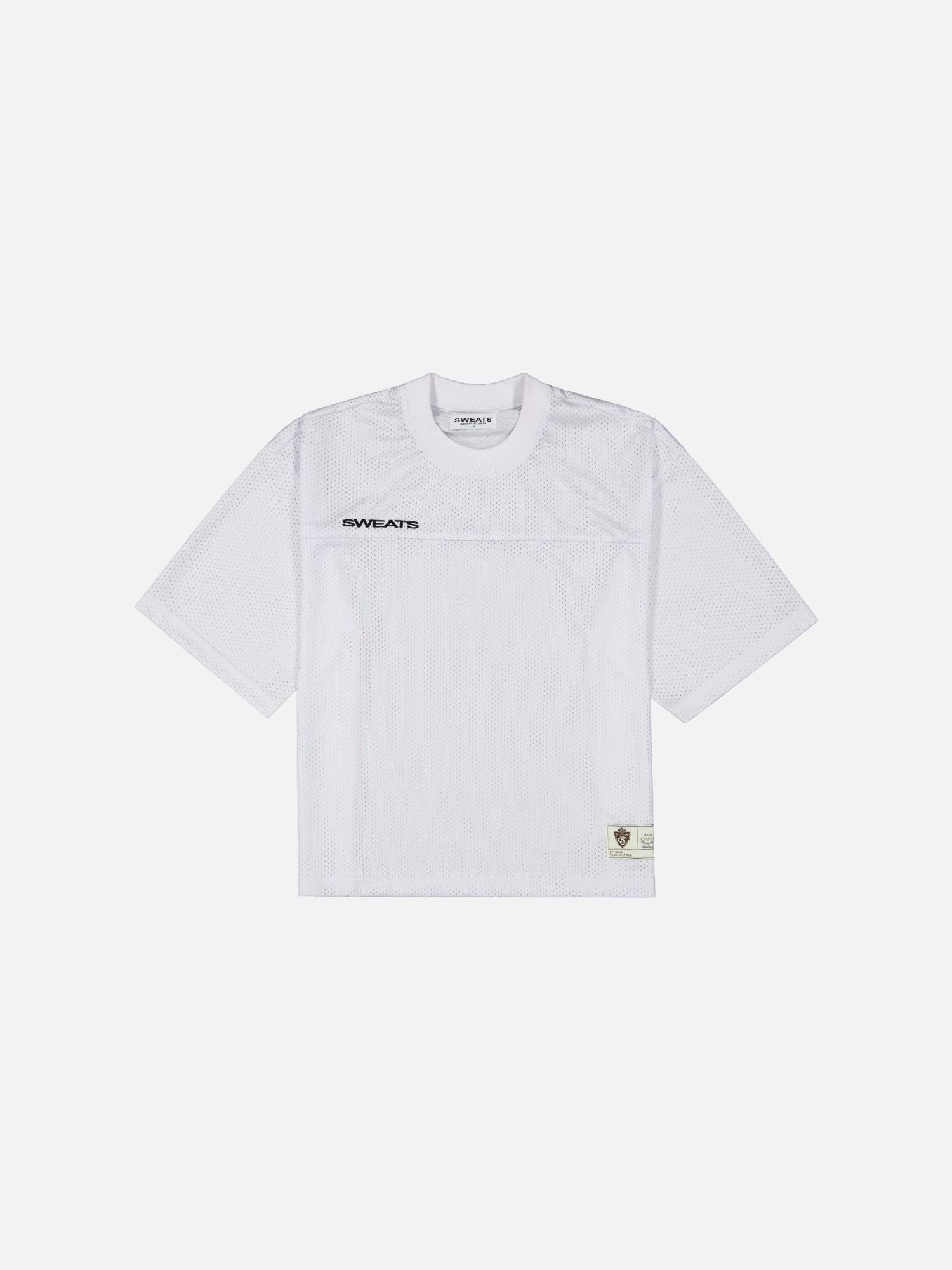 MESH SS T-SHIRT - WHITE