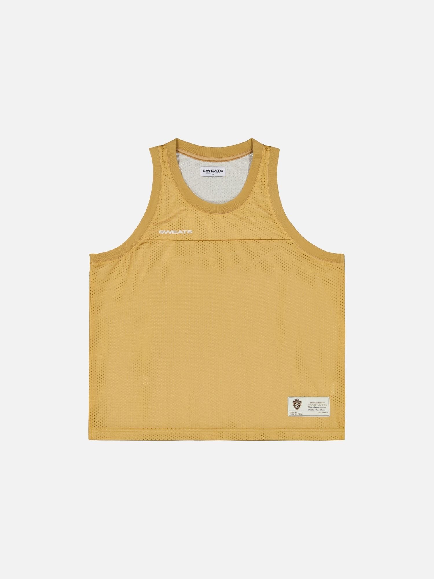 MESH SINGLET - MUSTARD