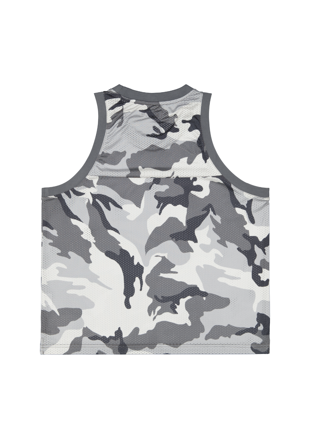 MESH SINGLET - SNOW CAMO