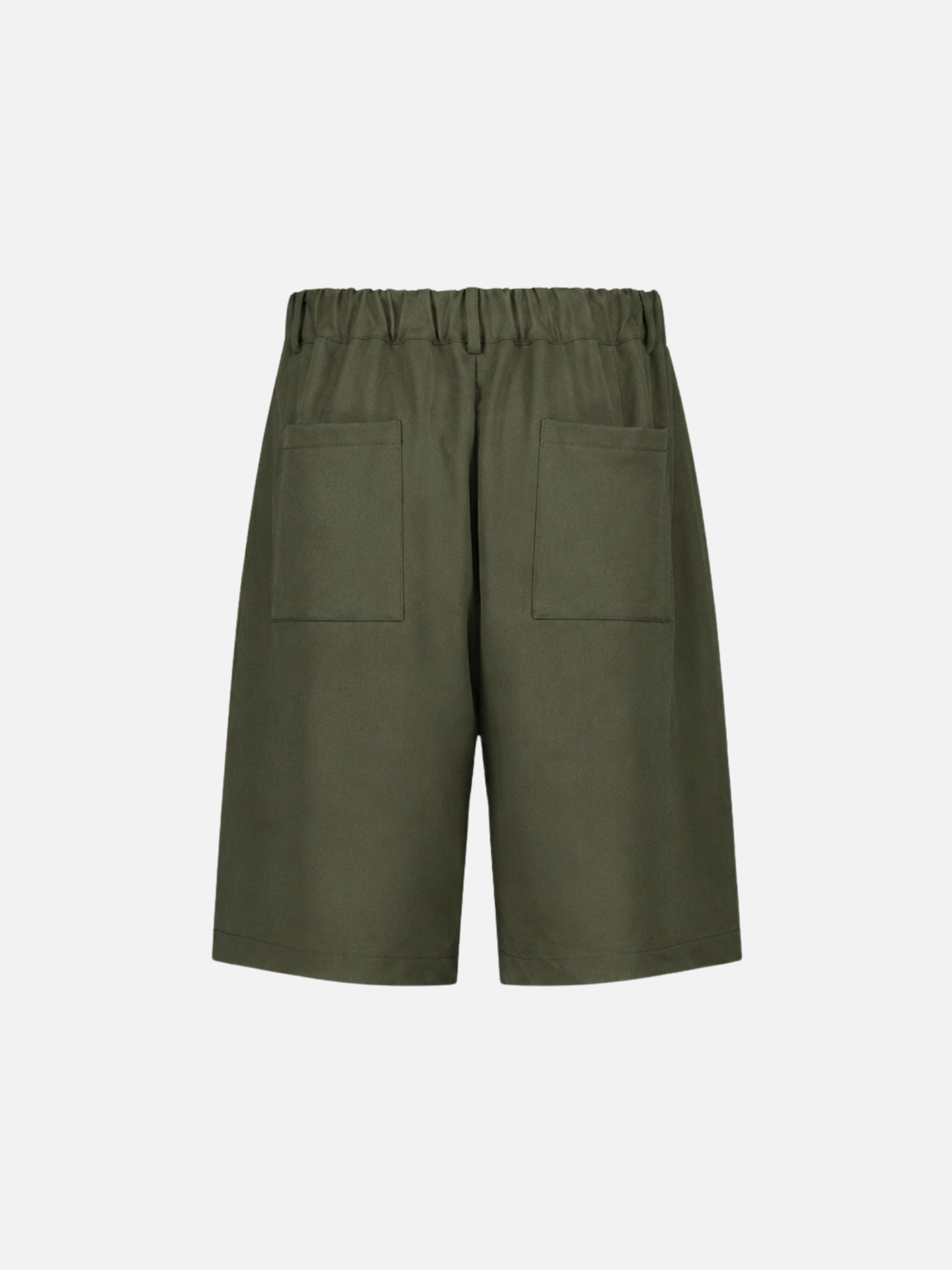 PLEATED SHORT - OLIVE