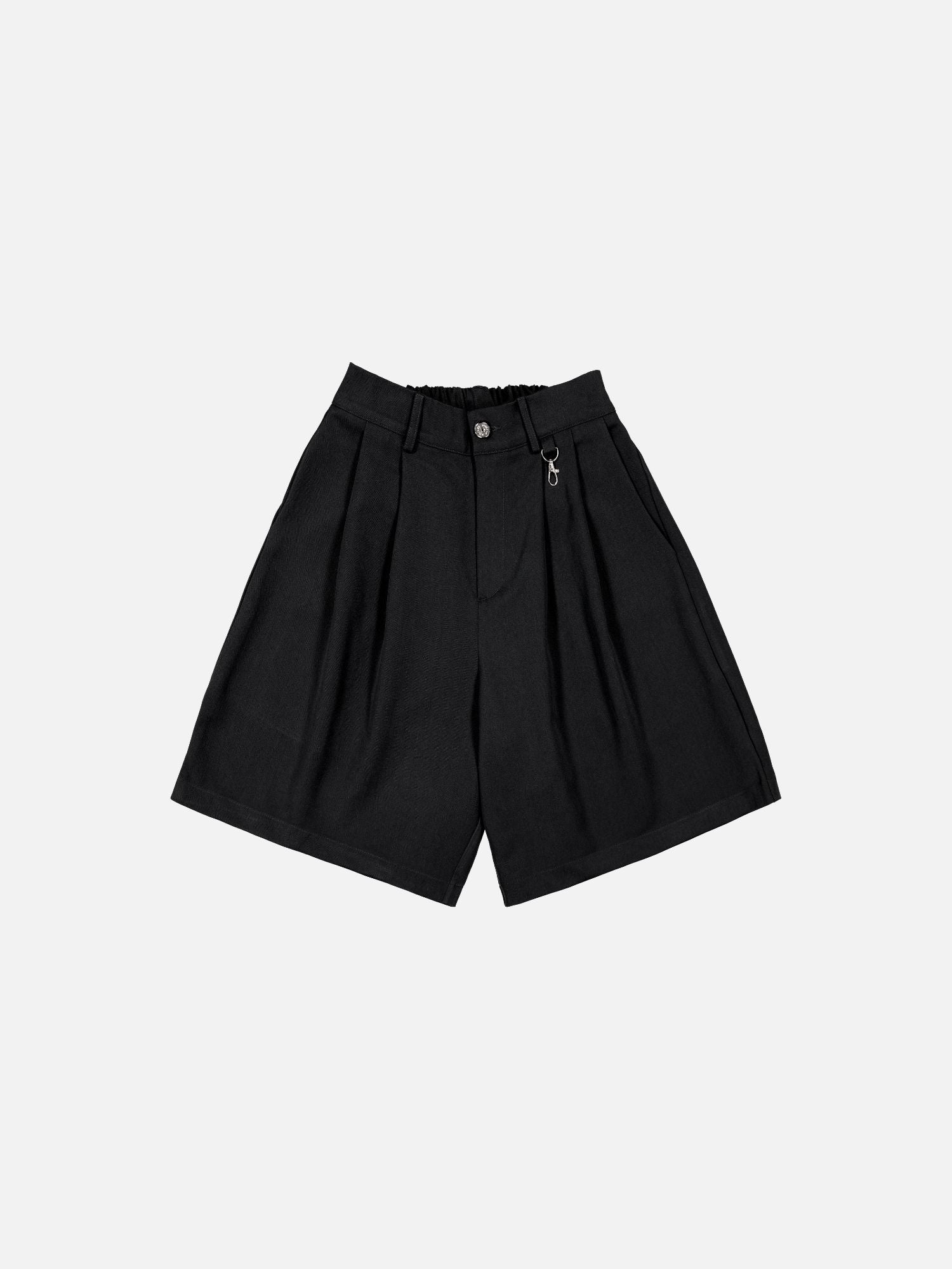 PLEATED SHORT - BLACK