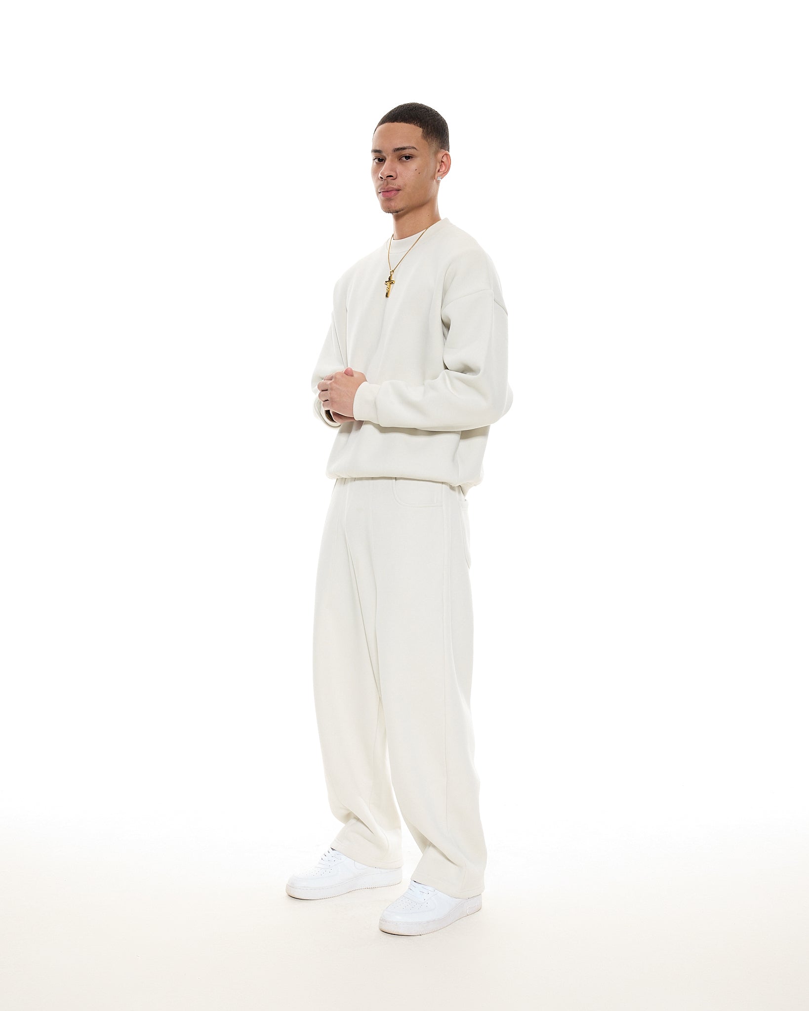 COZY SWEATER - CHALK - Sweats UK