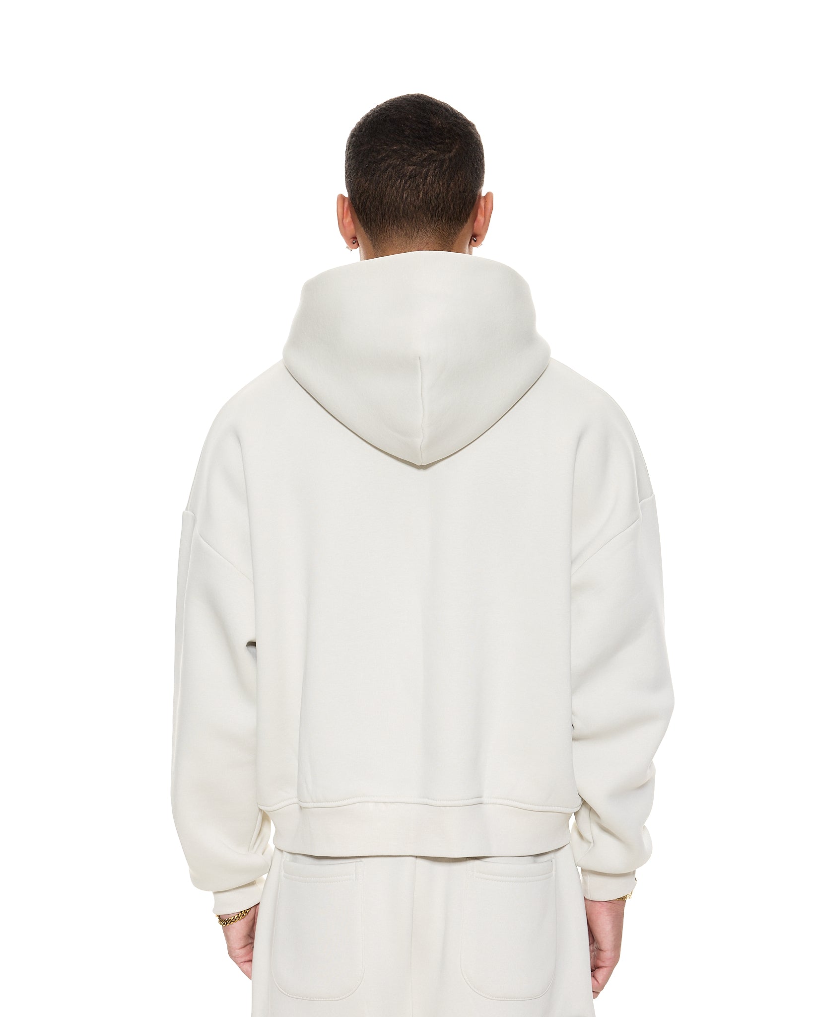 COZY ZIP UP - CHALK - Sweats UK