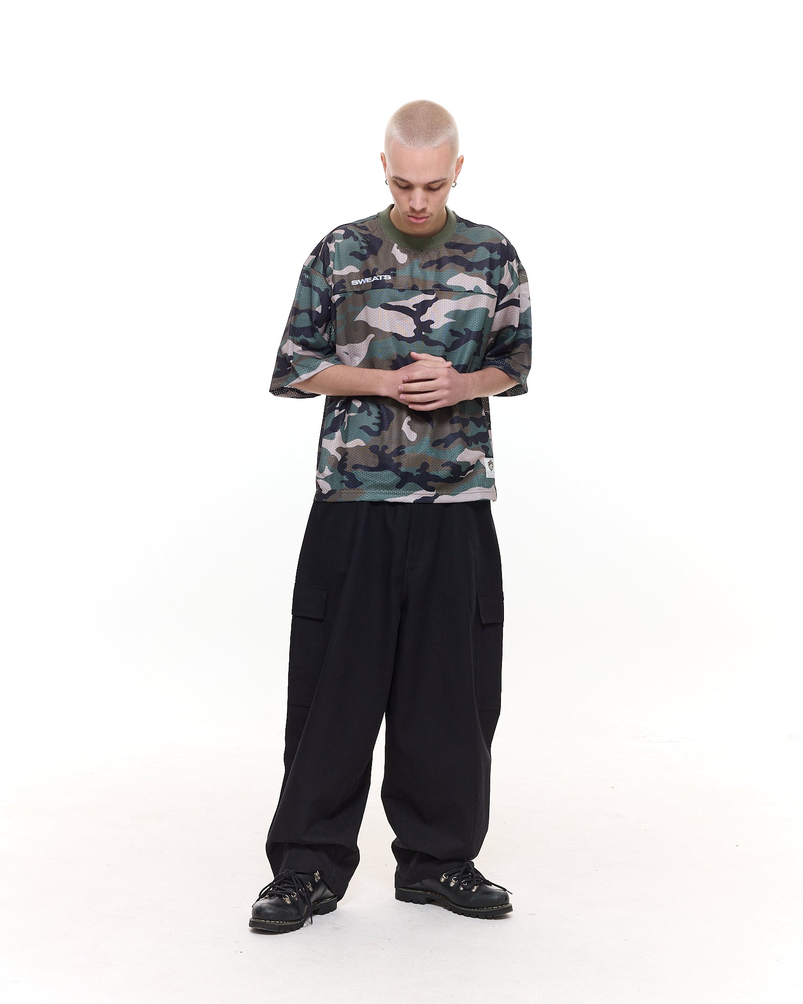 MESH SS T-SHIRT - CAMO