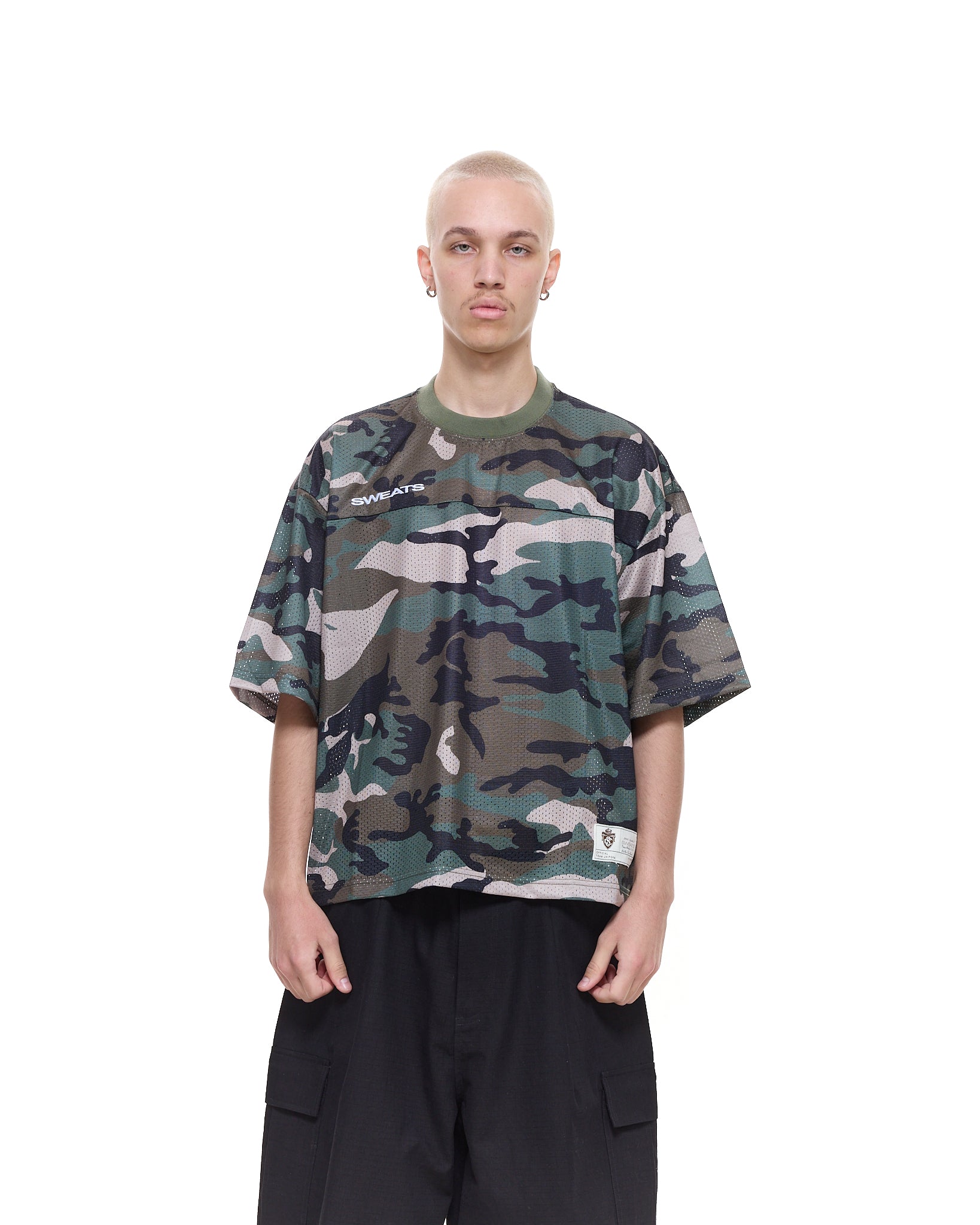 MESH SS T-SHIRT - CAMO