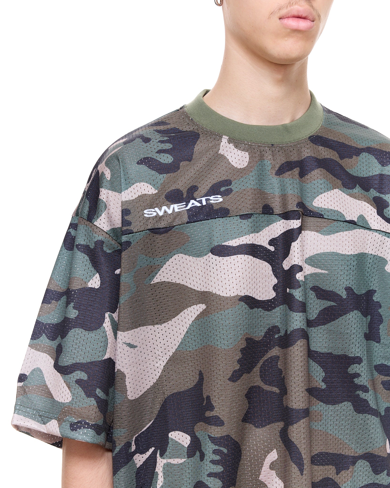 MESH SS T-SHIRT - CAMO