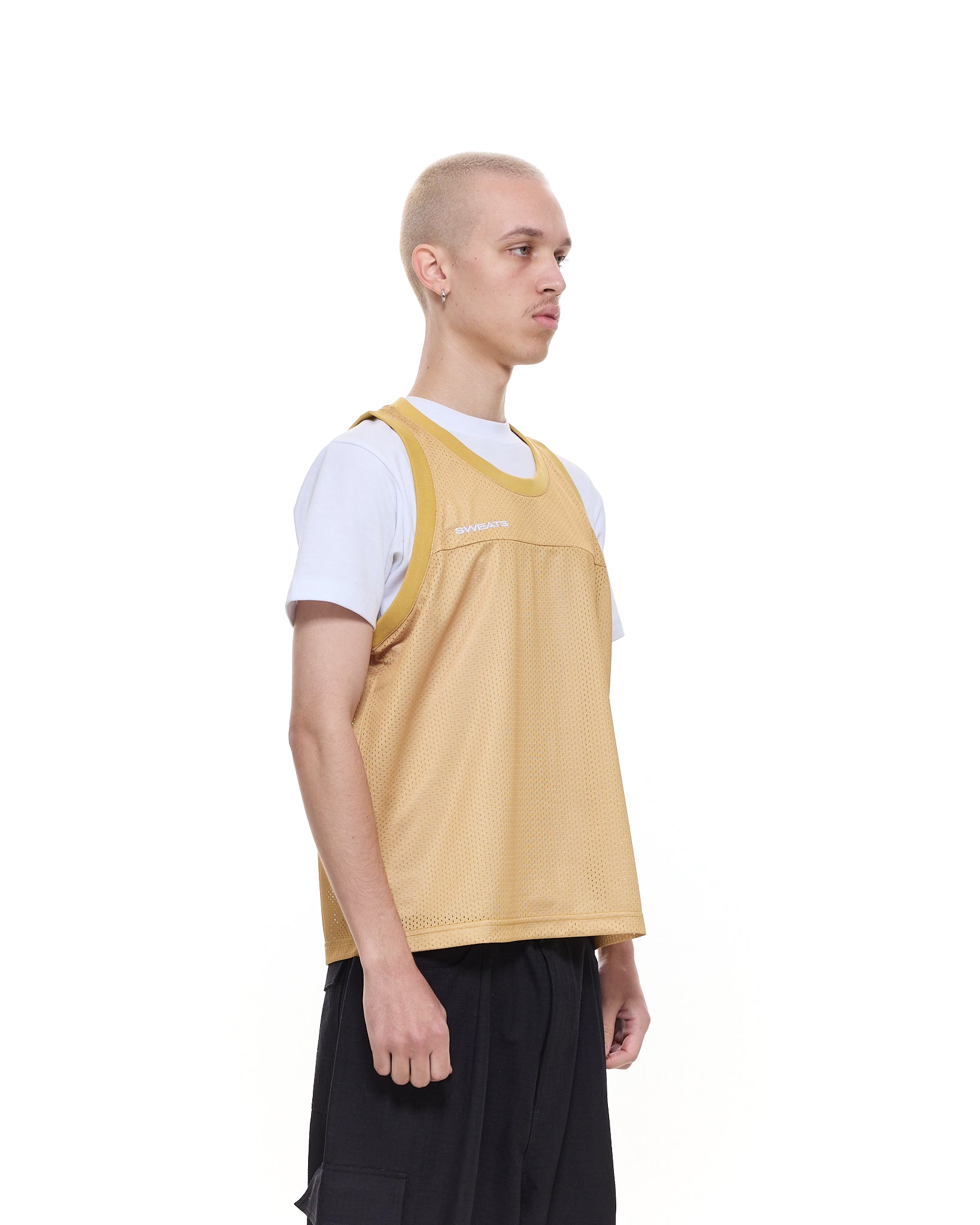 MESH SINGLET - MUSTARD