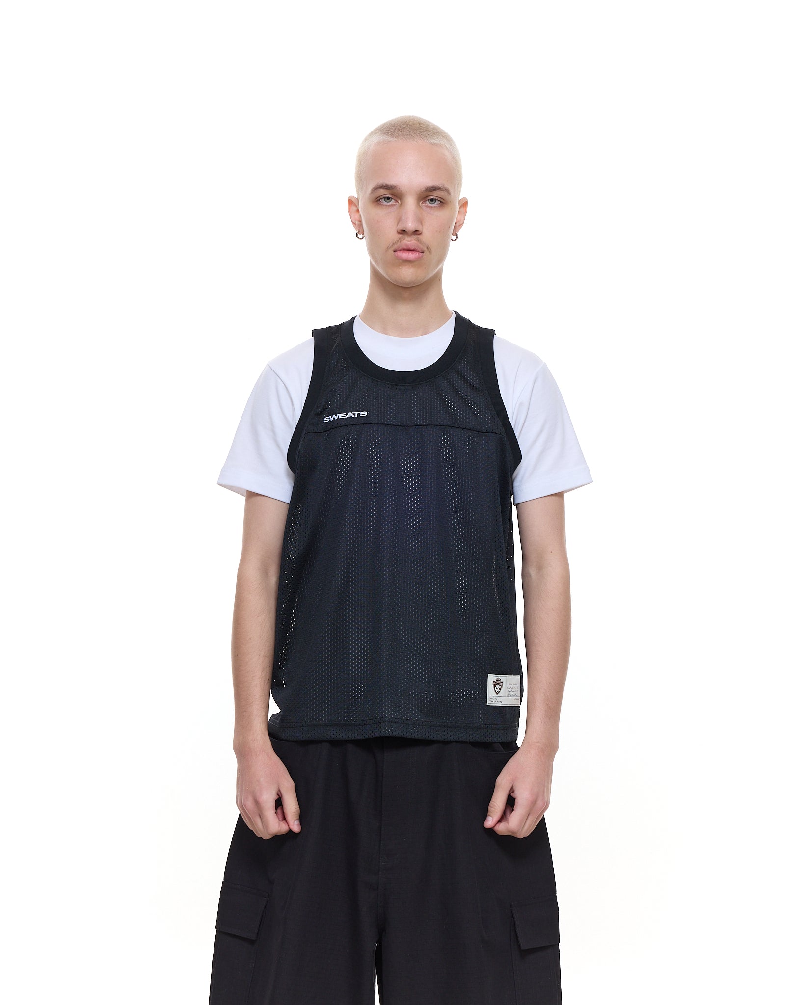 MESH SINGLET - BLACK