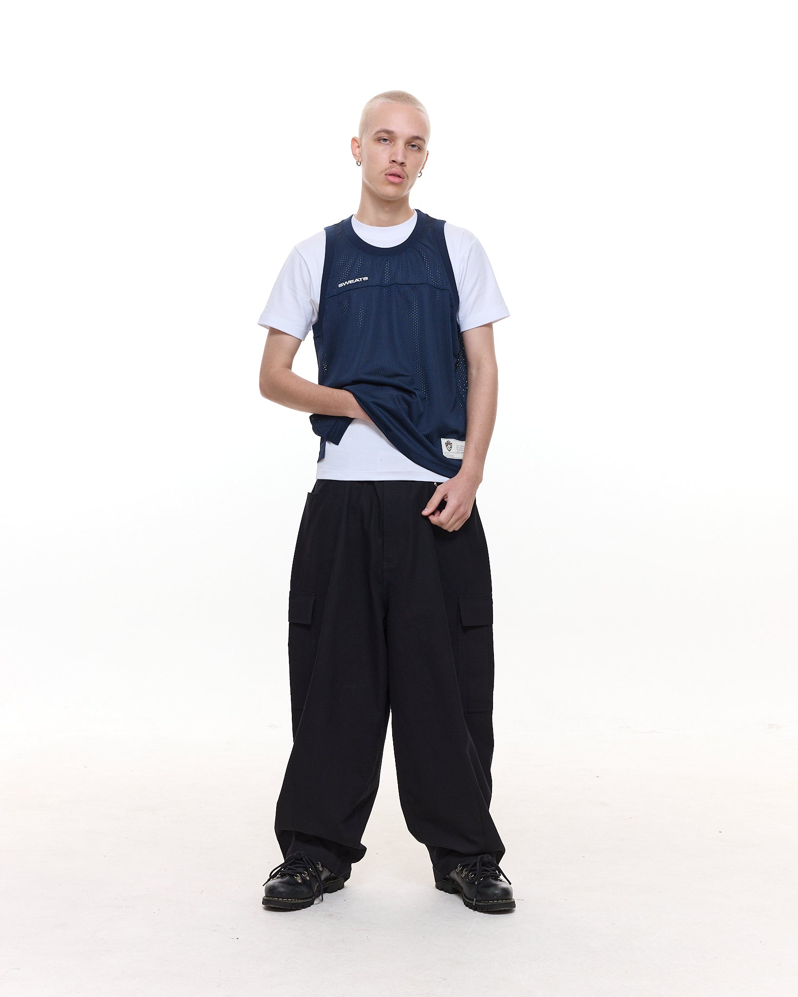 MESH SINGLET - NAVY