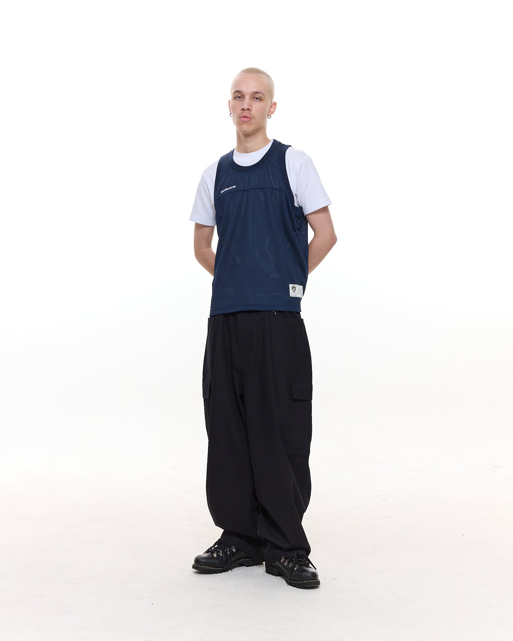 MESH SINGLET - NAVY