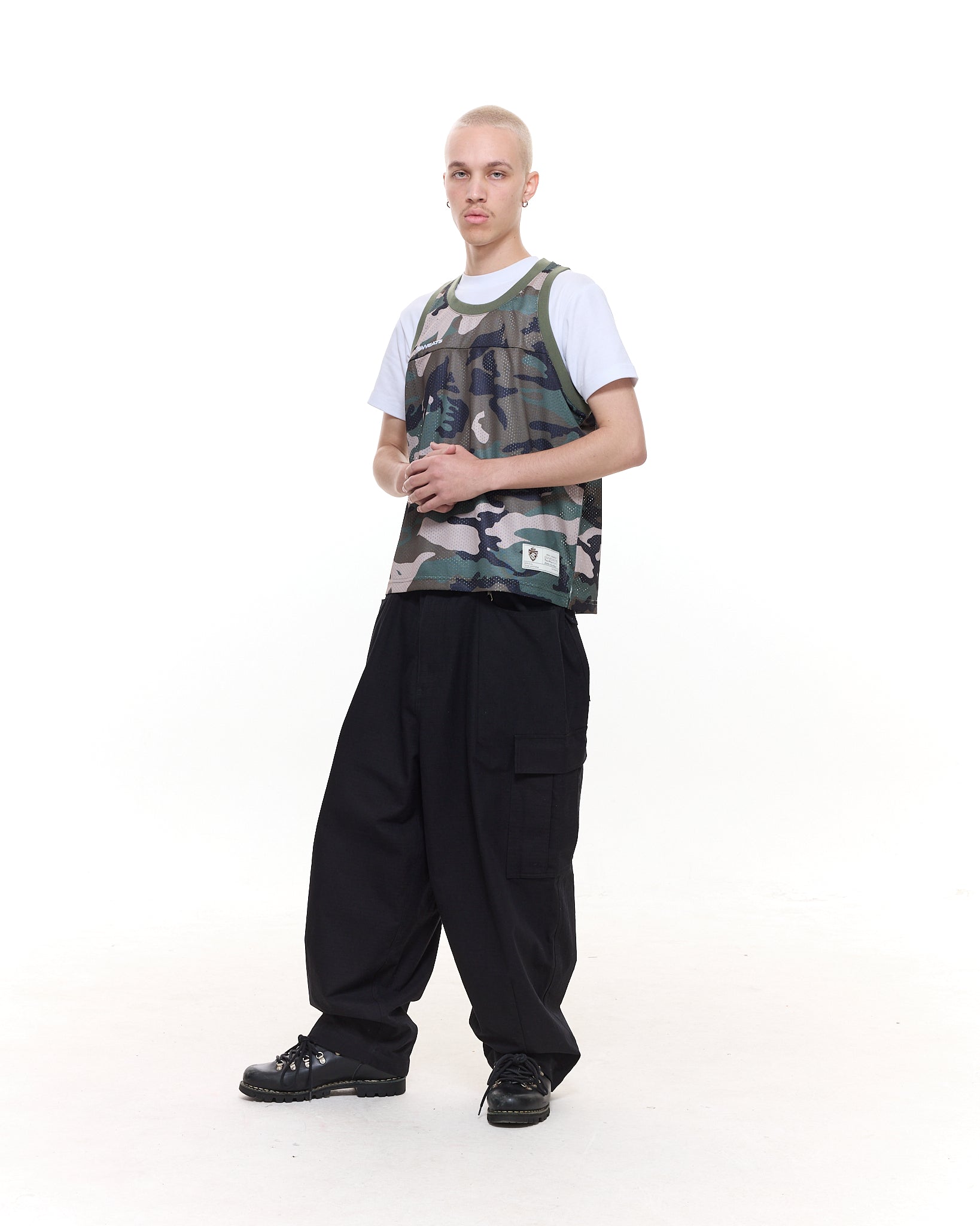 MESH SINGLET - CAMO - Sweats UK