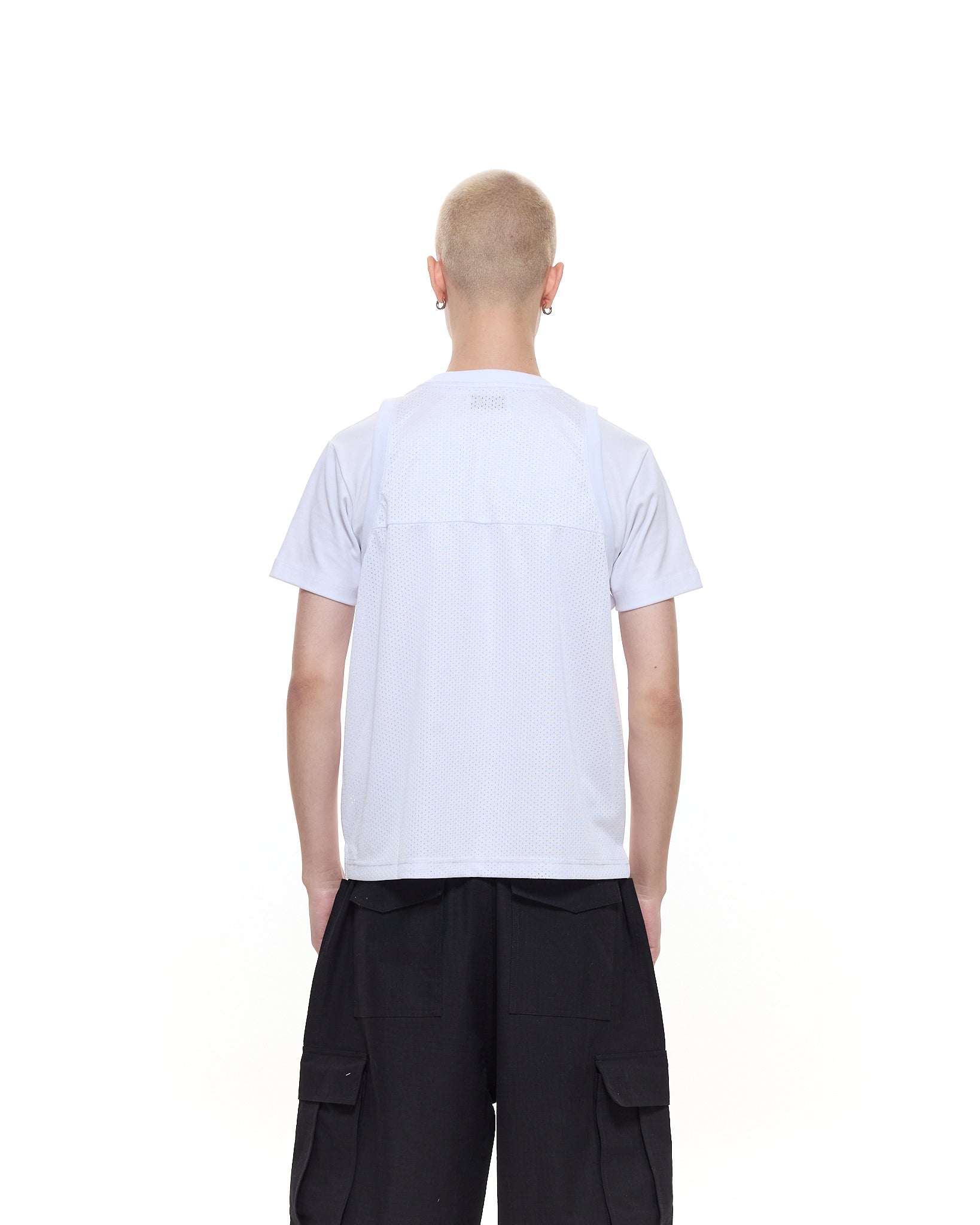 MESH SINGLET - WHITE - Sweats UK