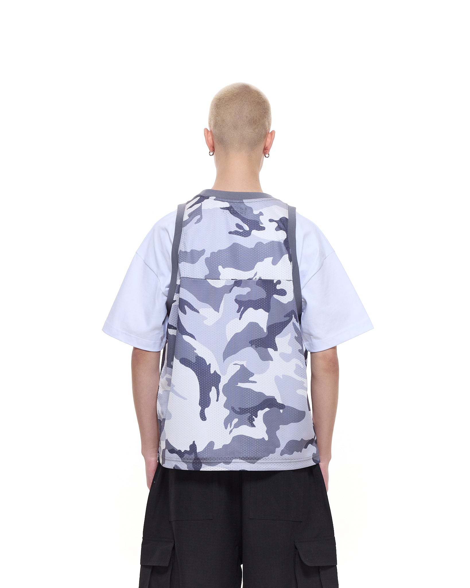 MESH SINGLET - SNOW CAMO - Sweats UK