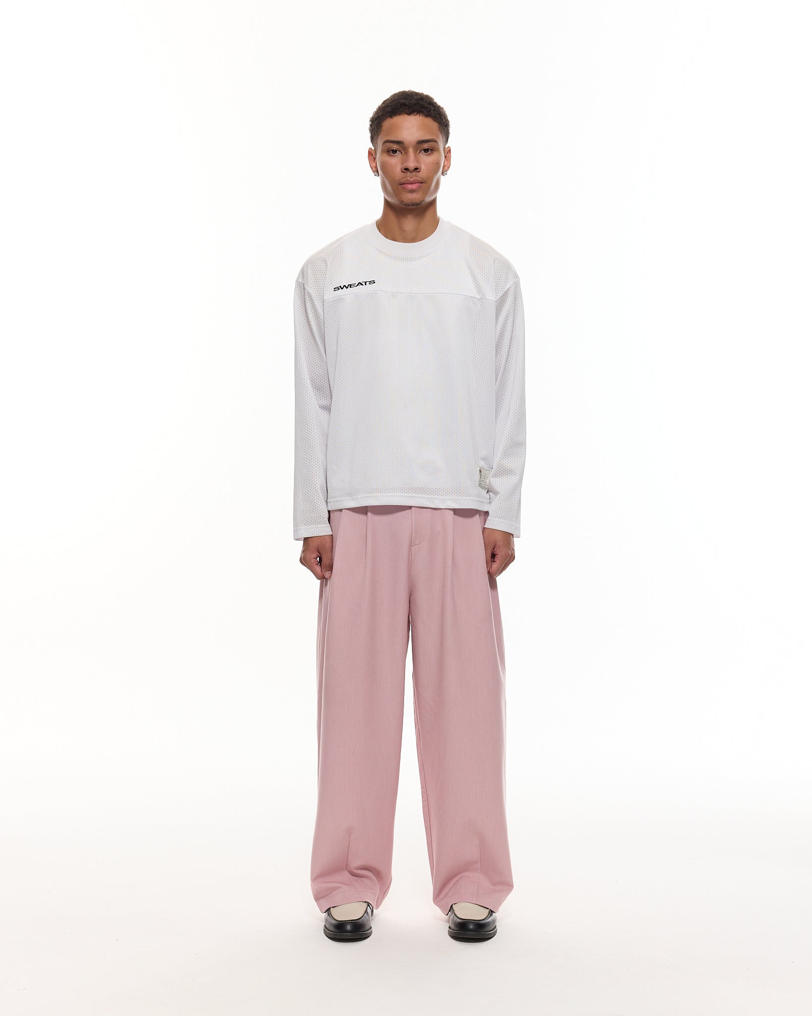 PLEATED PANT - PINK - Sweats UK